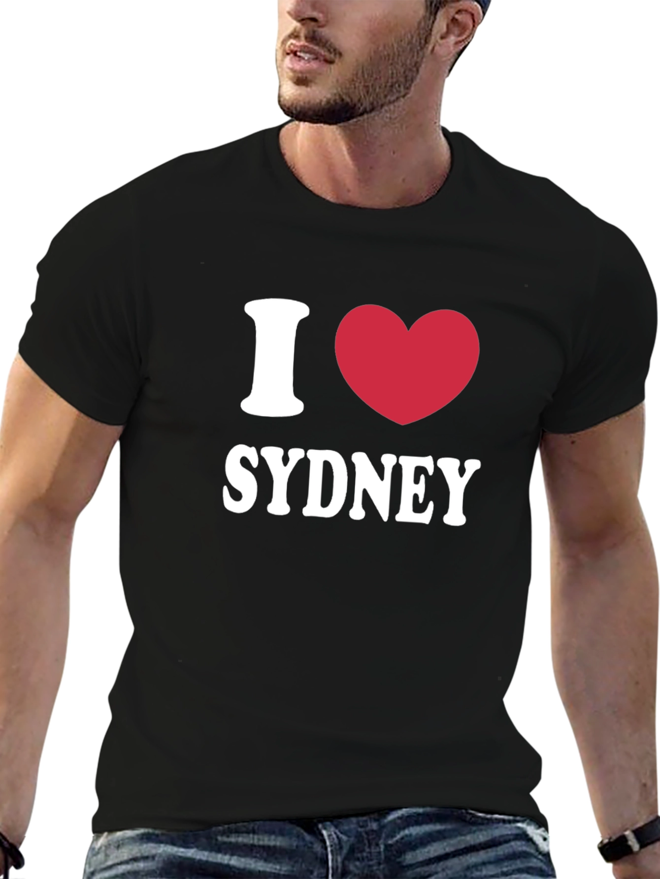 I Love Sydney Black T-Shirt