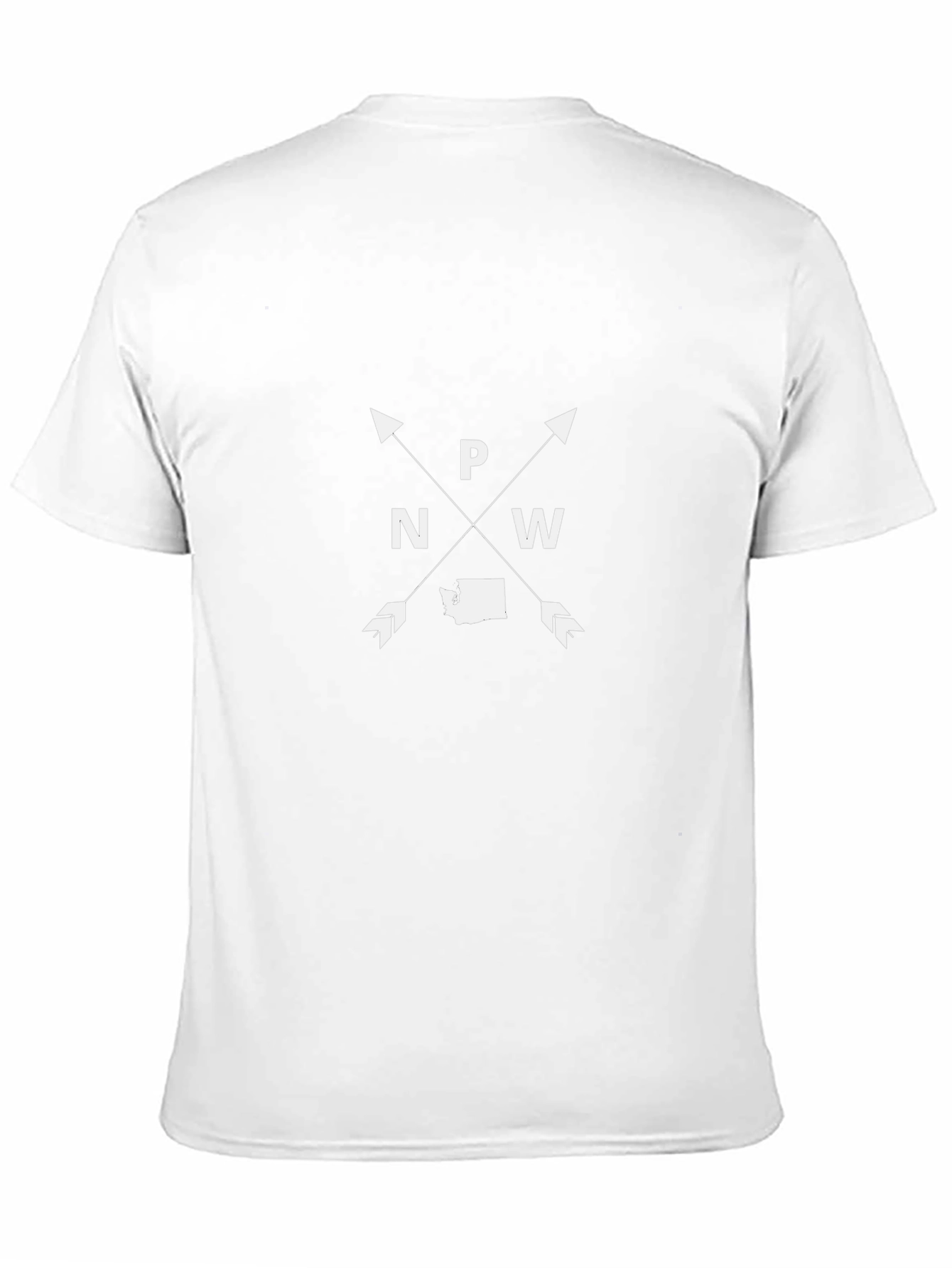 PNW State Arrow T-Shirt - Black