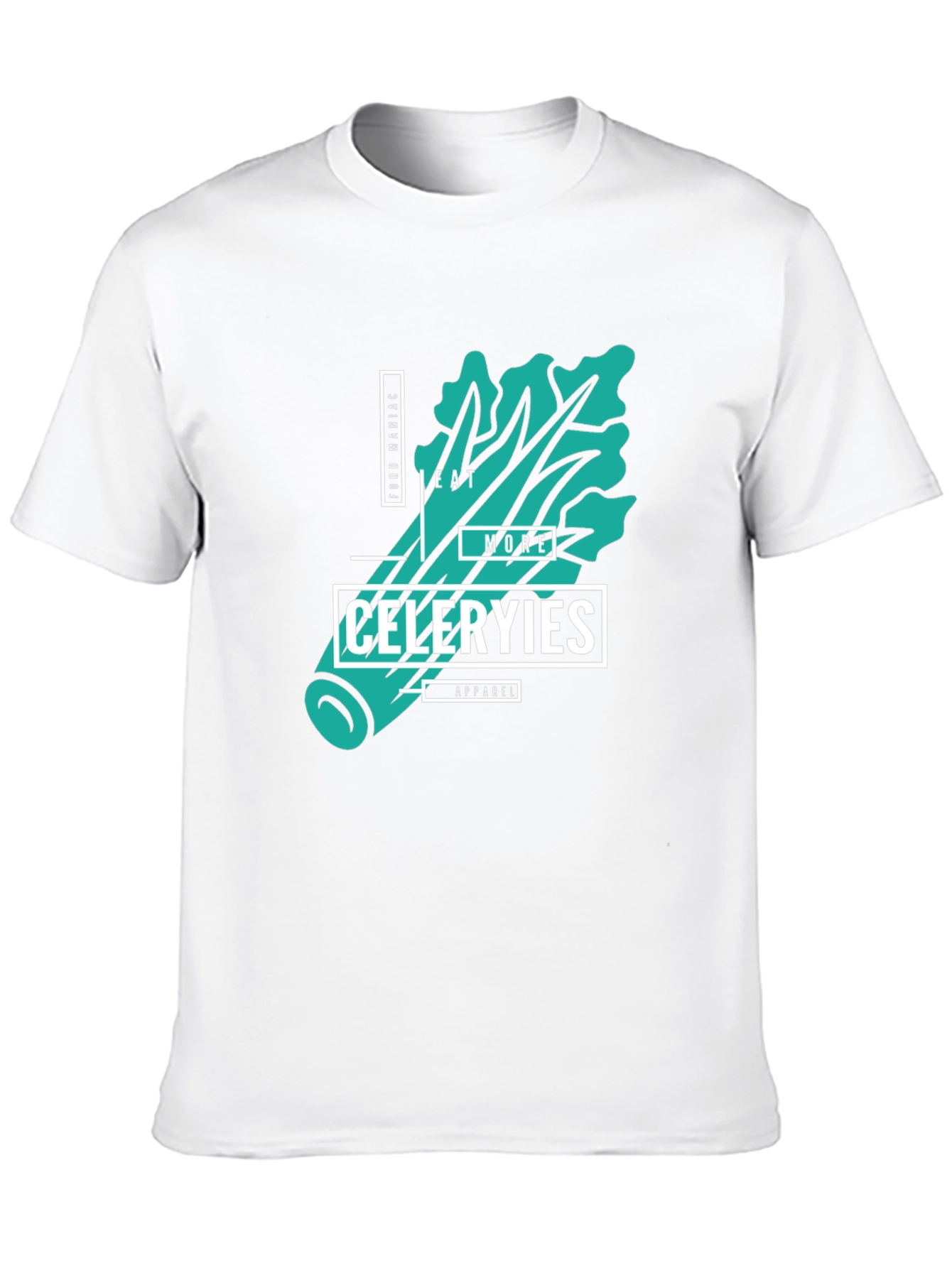 Eat More Celery T-Shirt - Food Maniac Apparel