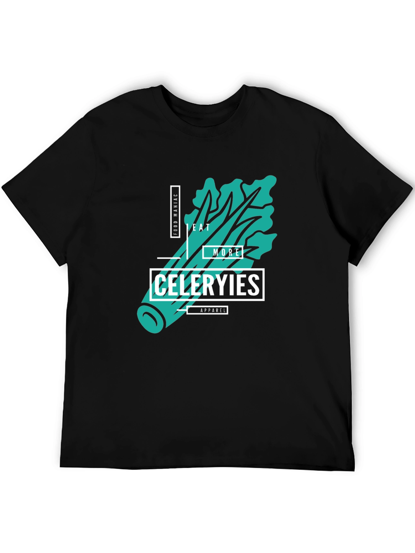Eat More Celery T-Shirt - Food Maniac Apparel