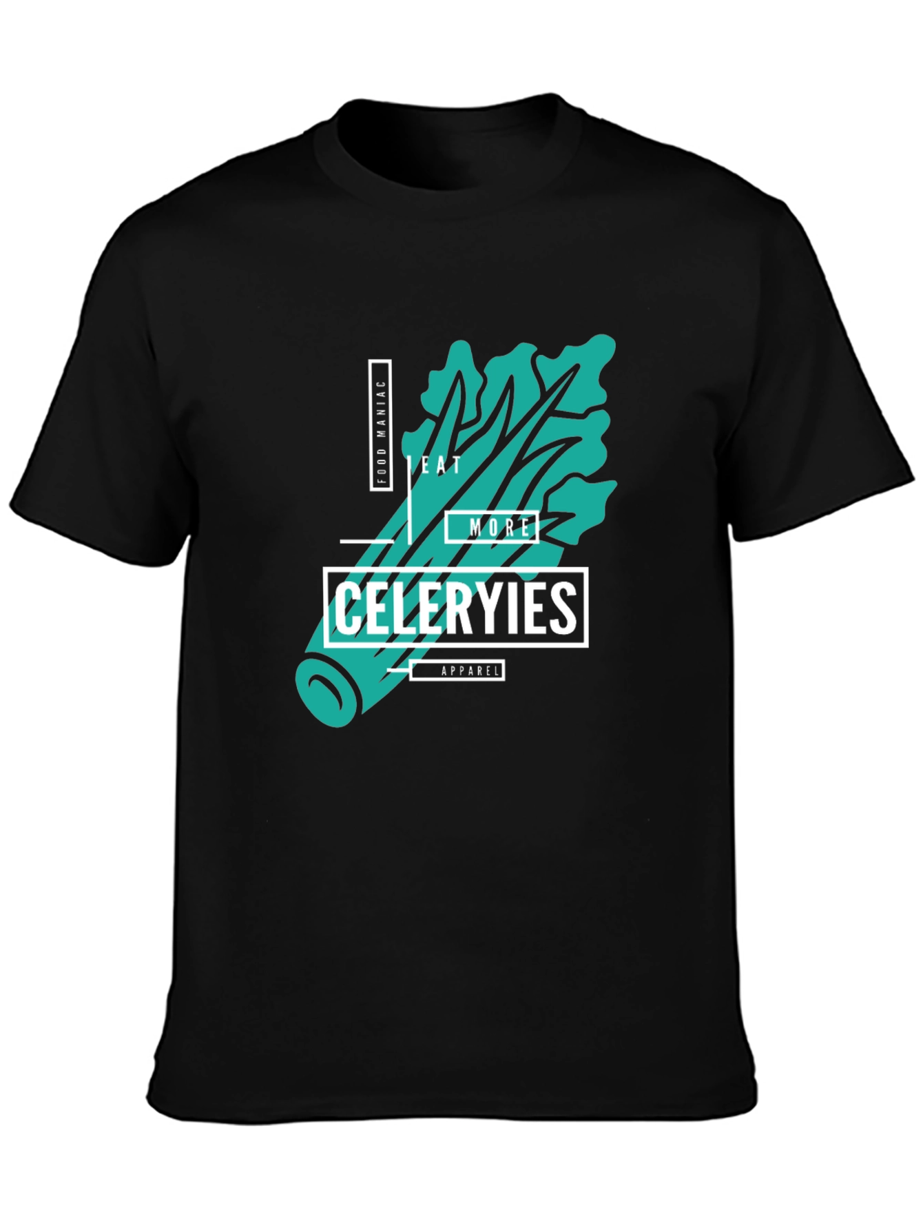 Eat More Celery T-Shirt - Food Maniac Apparel