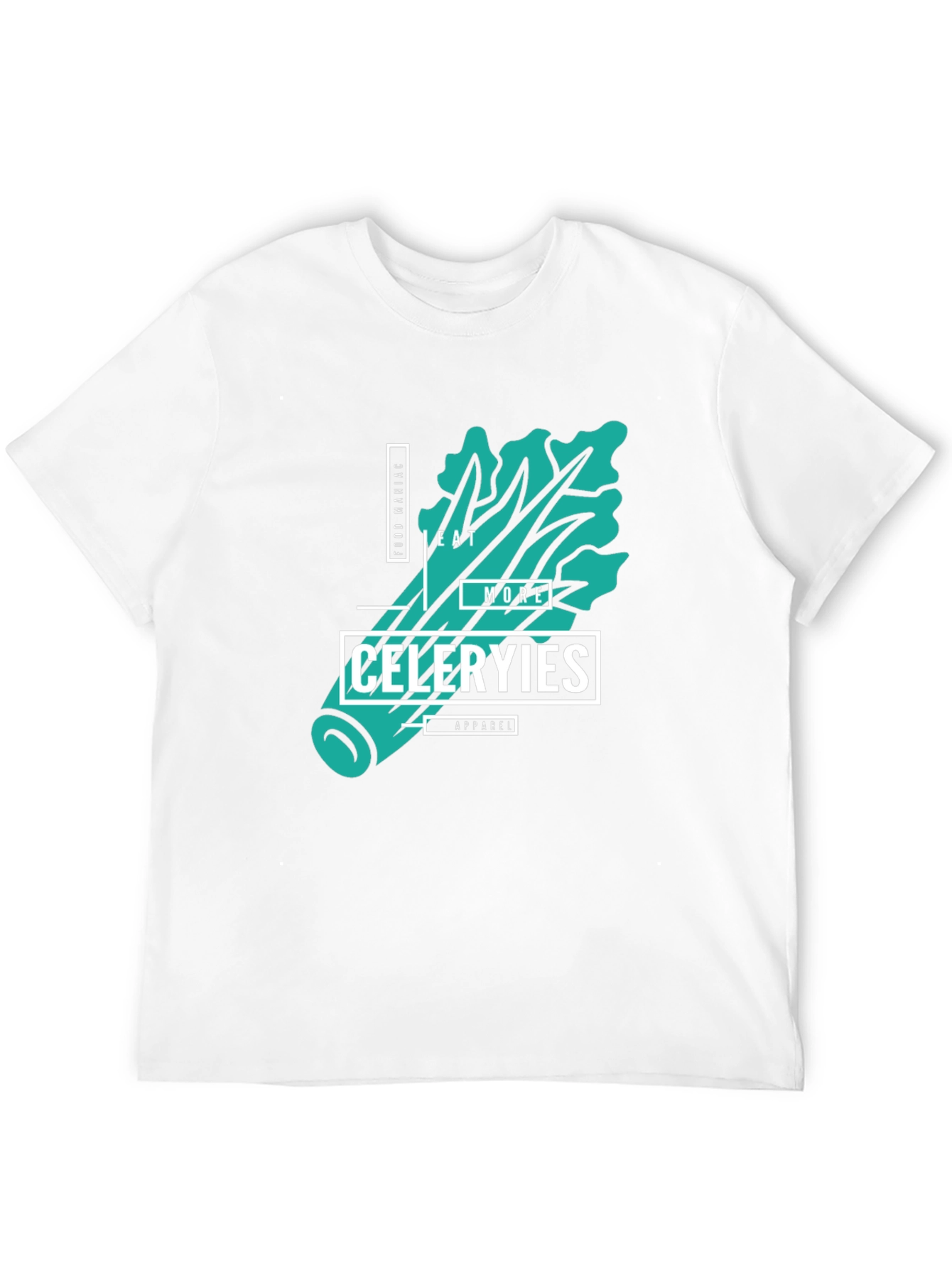 Eat More Celery T-Shirt - Food Maniac Apparel