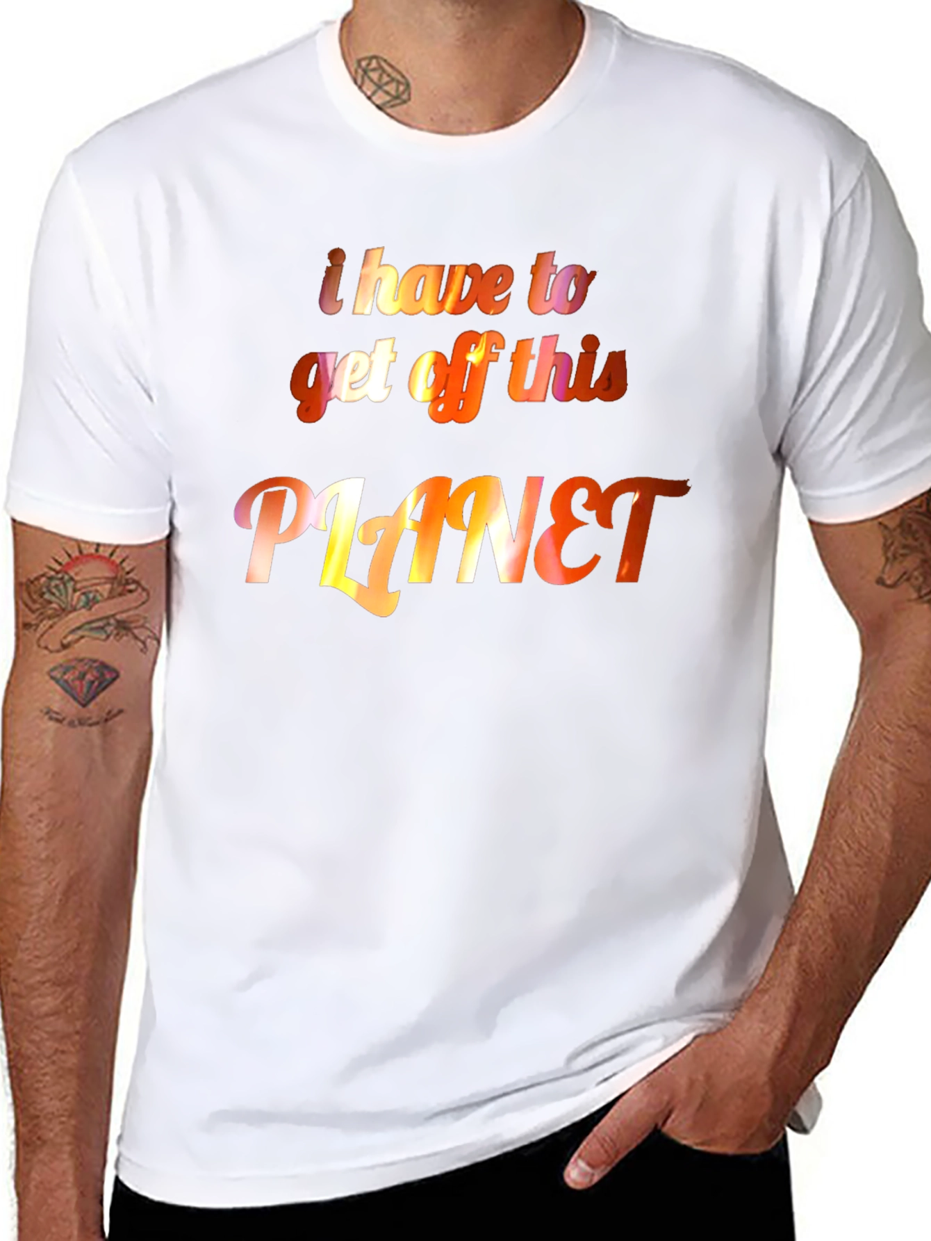 I Have to Get Off This Planet Graphic Tee