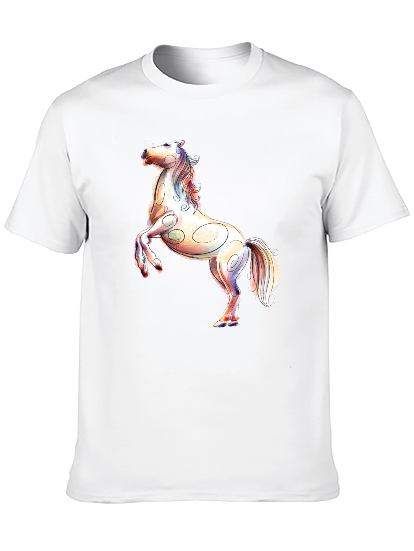 Horse Graphic Black T-Shirt