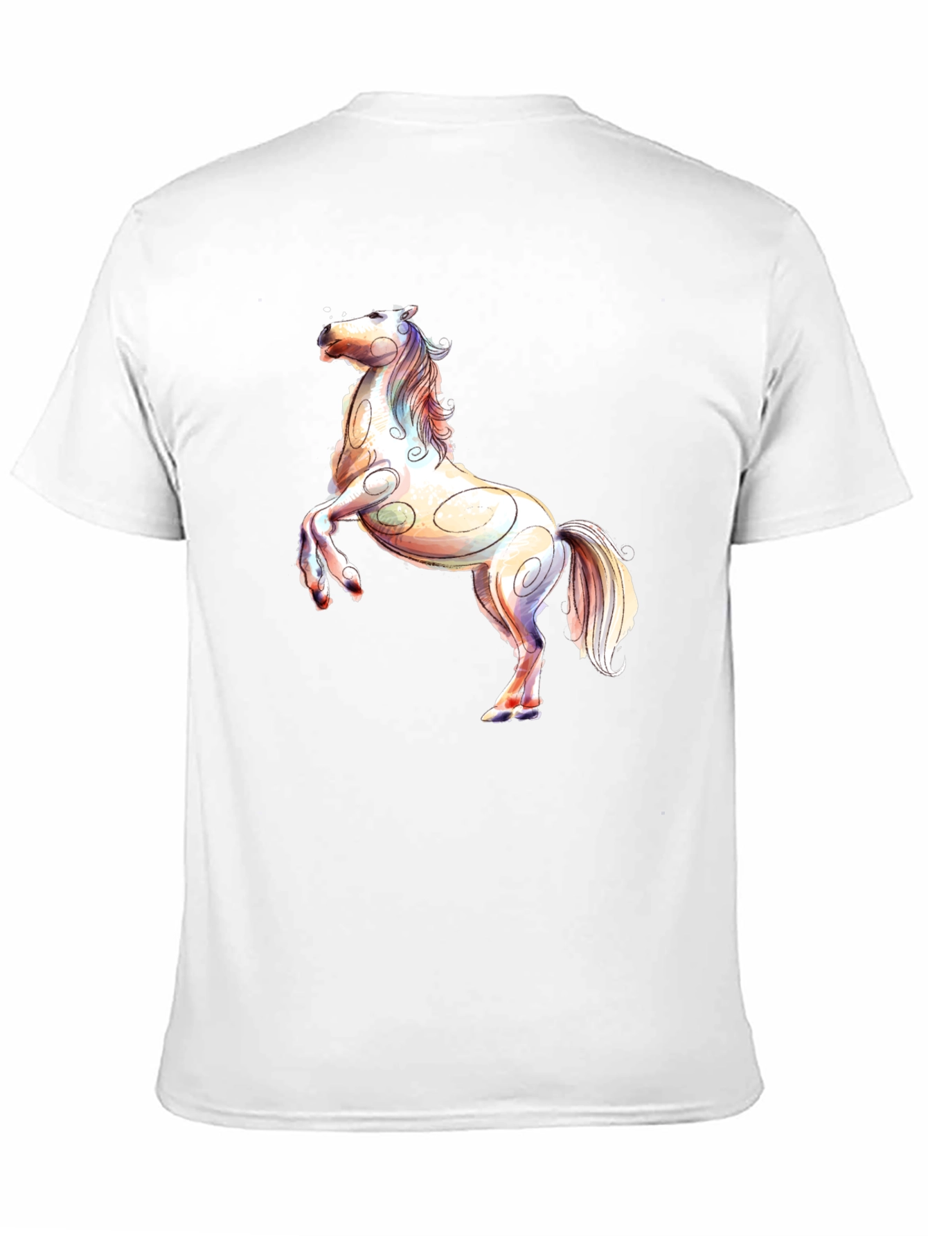 Horse Graphic Black T-Shirt
