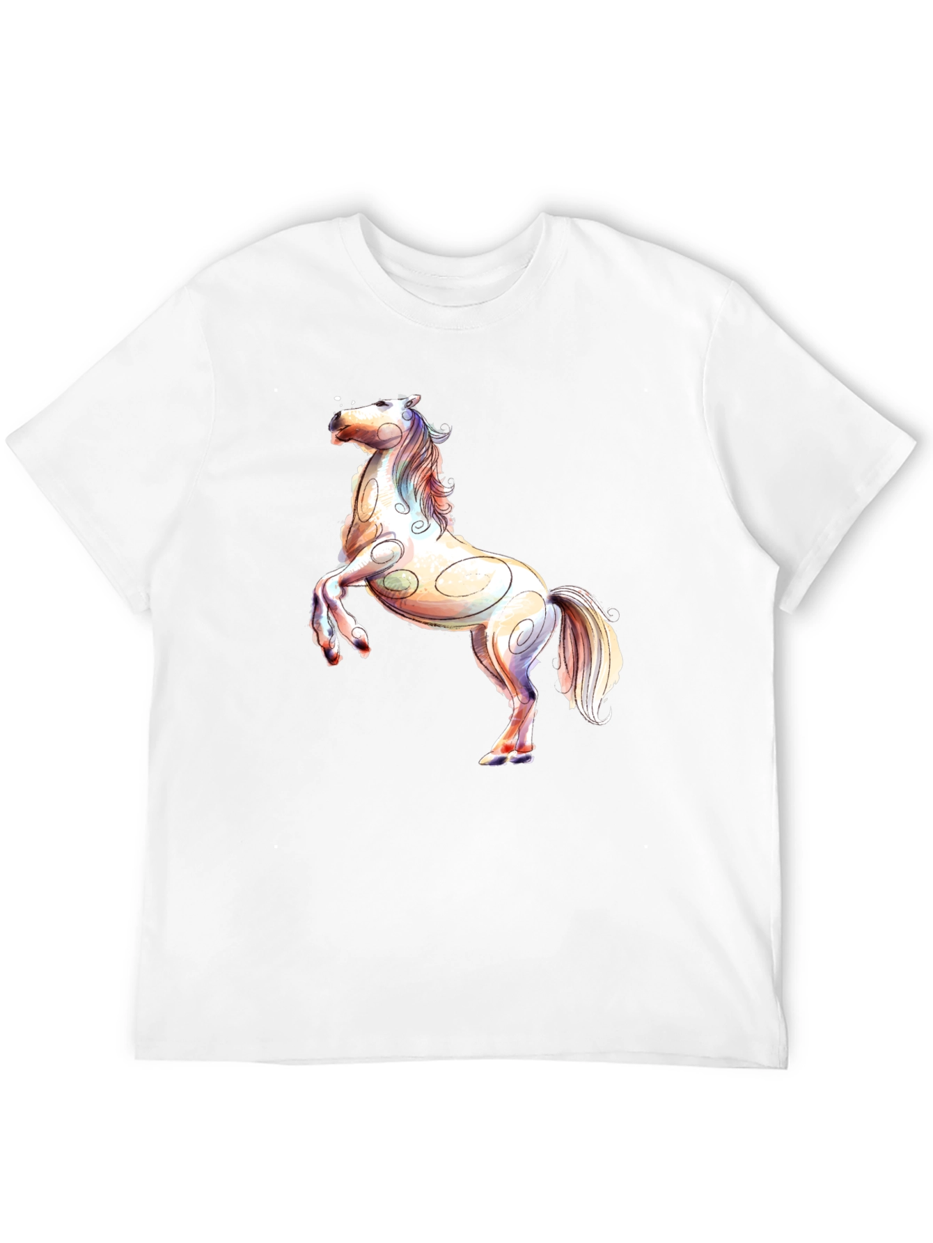 Horse Graphic Black T-Shirt