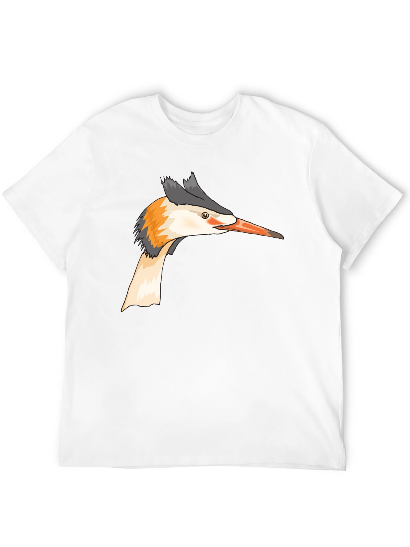 Bird Head Graphic Tee - Black Unisex T-Shirt