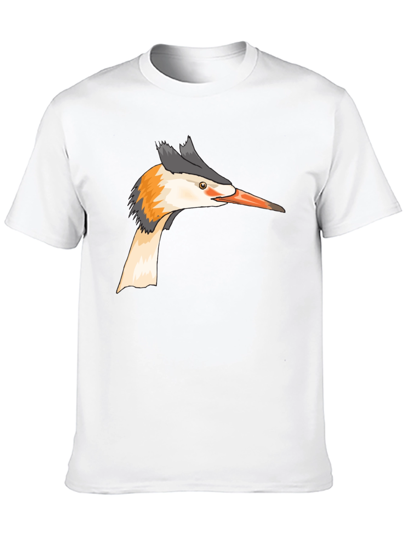 Bird Head Graphic Tee - Black Unisex T-Shirt