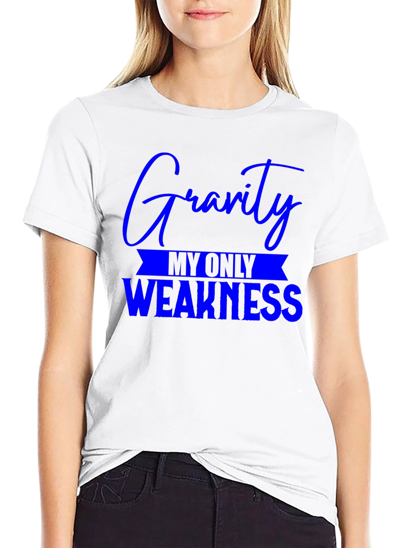 Gravity Weakness Graphic Tee - Black