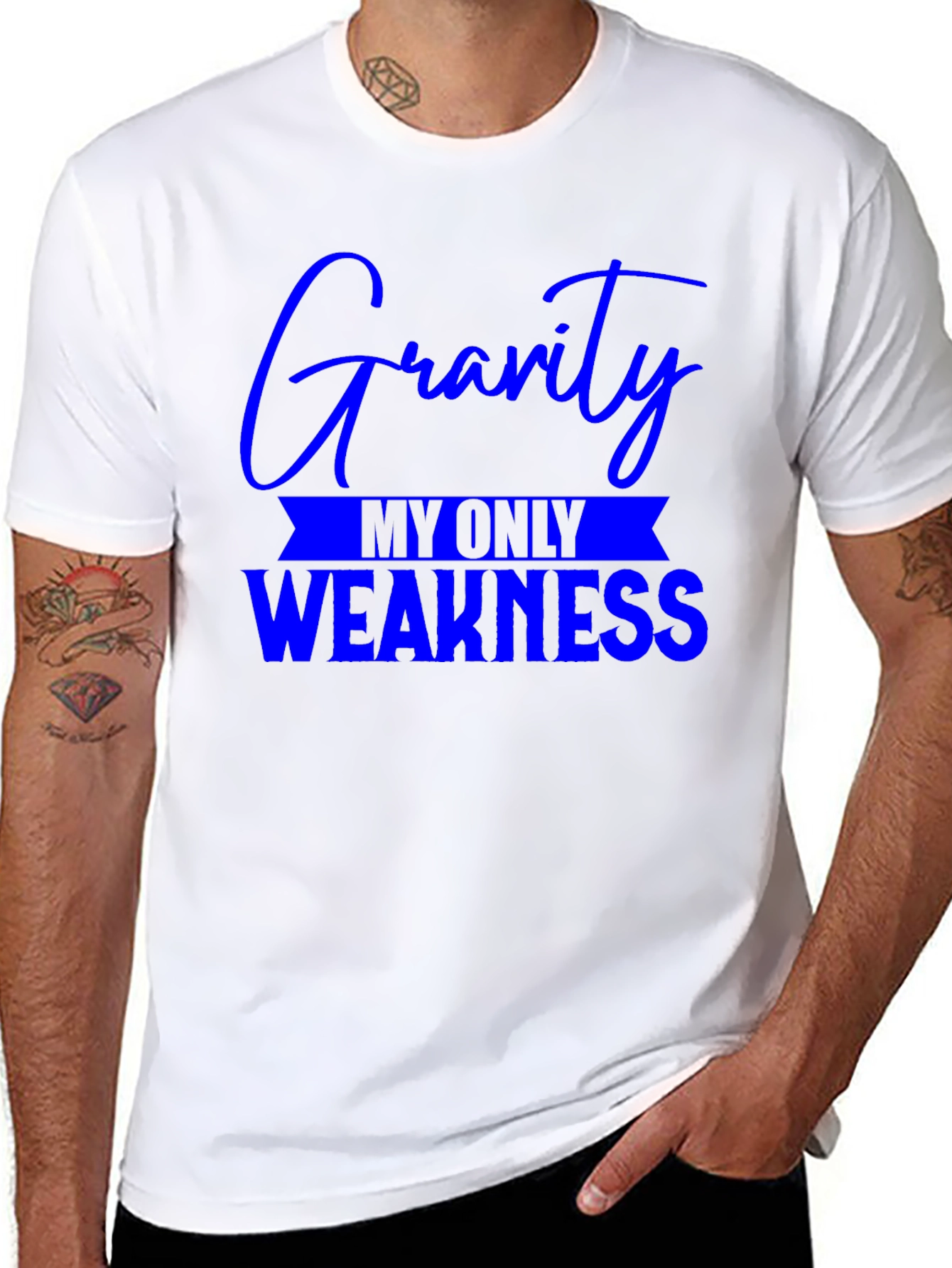 Gravity Weakness Graphic Tee - Black
