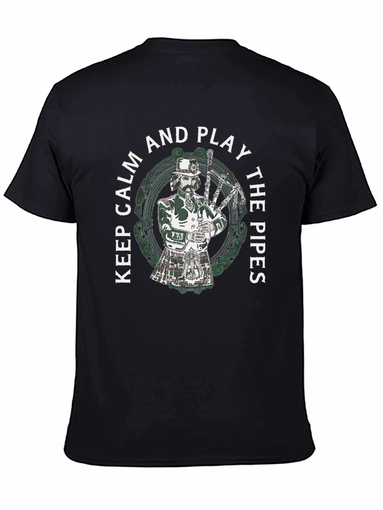 Keep Calm and Play the Pipes T-Shirt