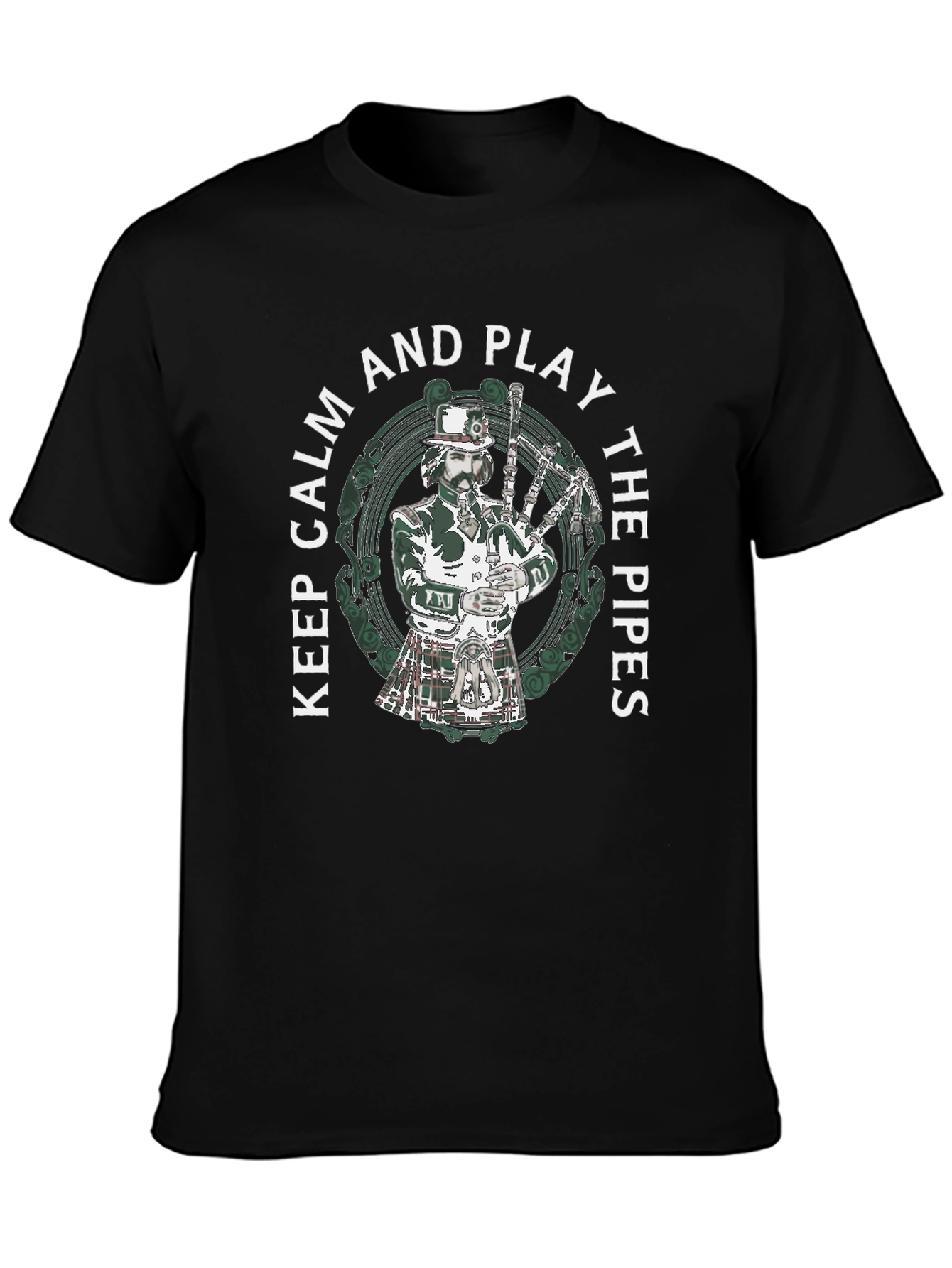 Keep Calm and Play the Pipes T-Shirt