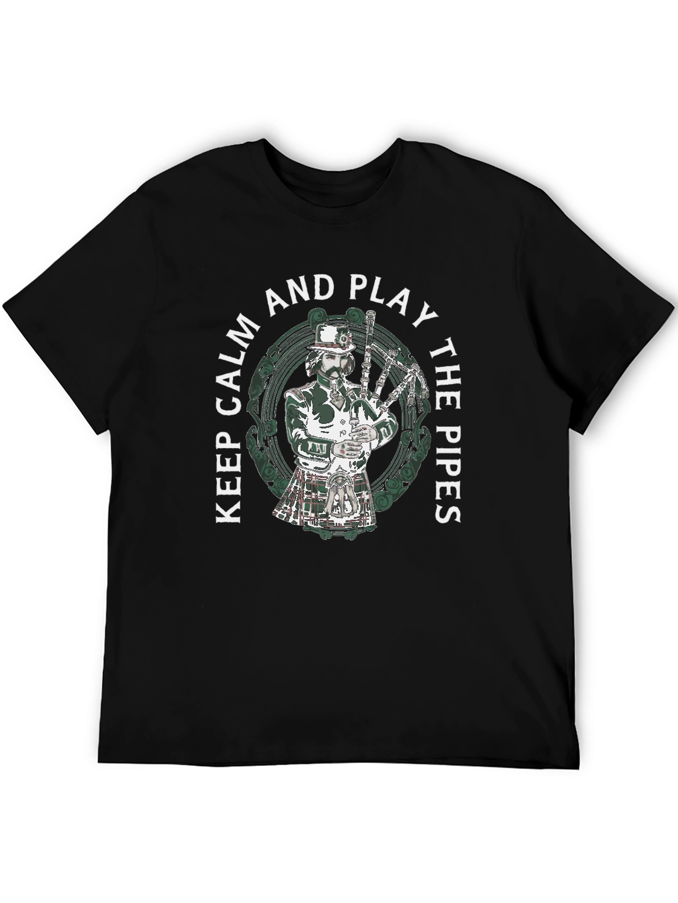 Keep Calm and Play the Pipes T-Shirt