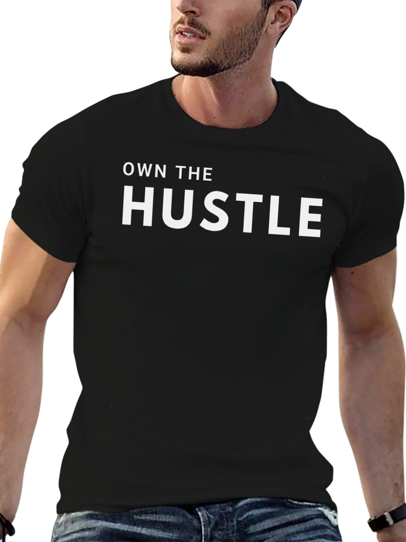 Own The Hustle Black T-Shirt