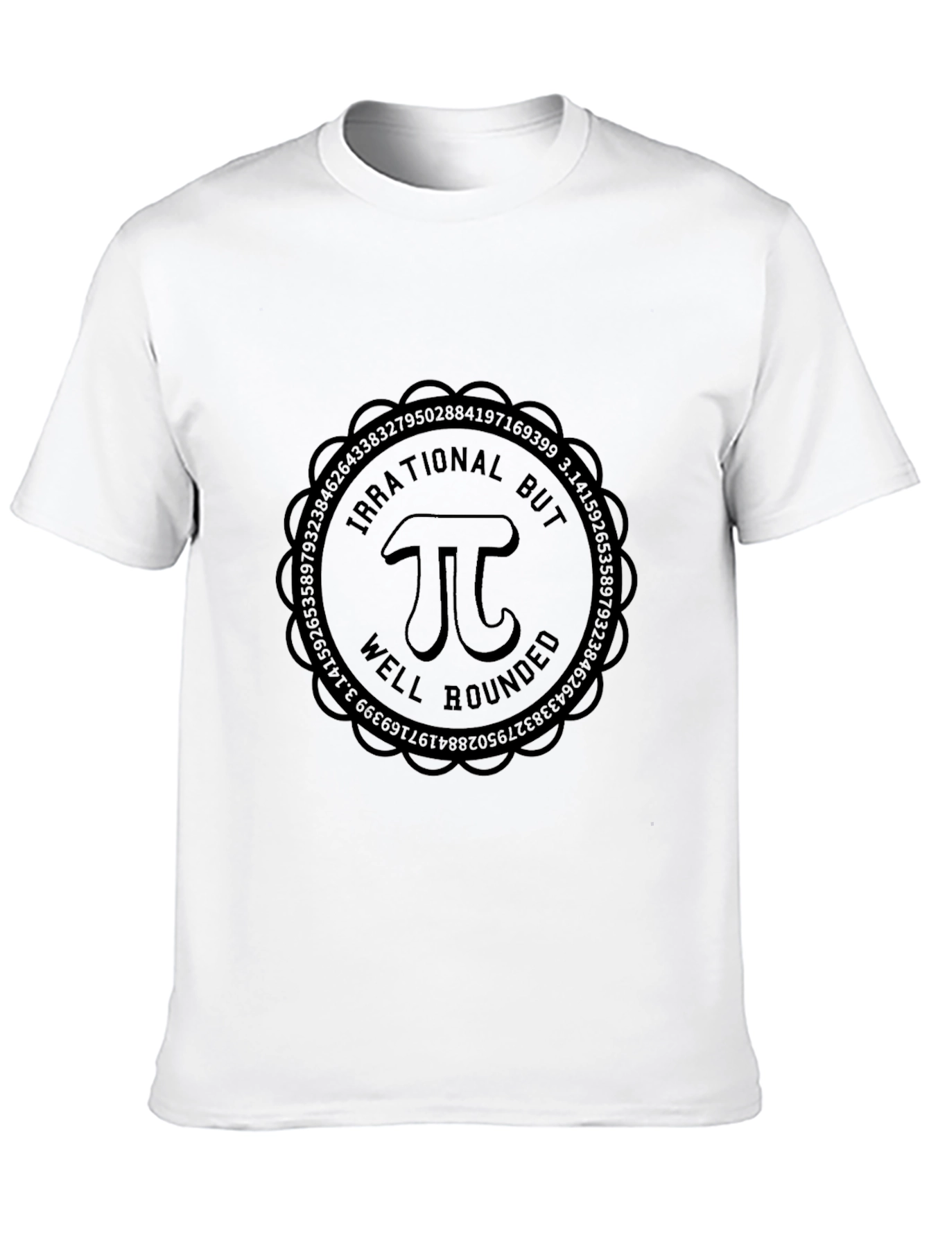 Irrational but Well Rounded Pi T-Shirt