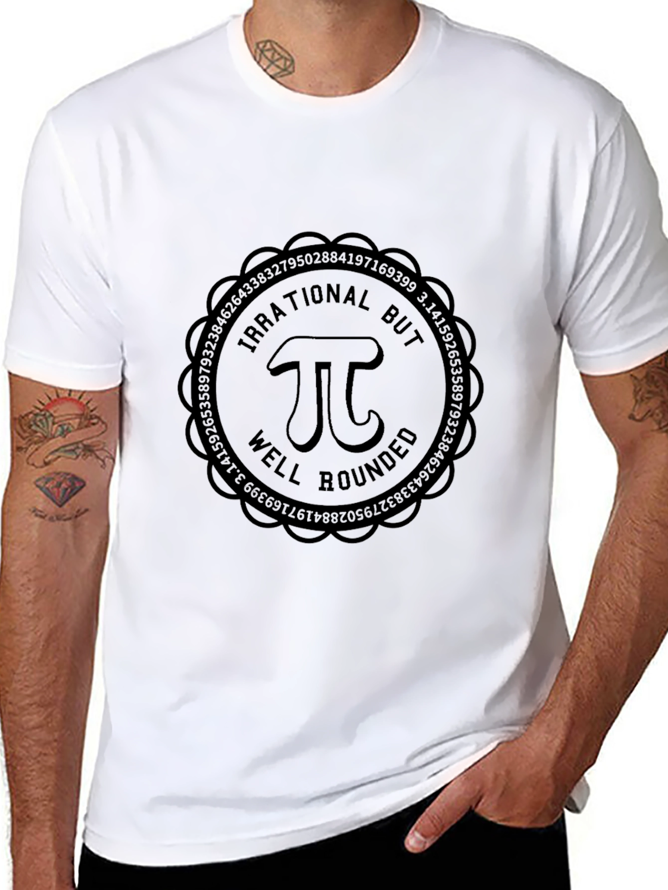 Irrational but Well Rounded Pi T-Shirt