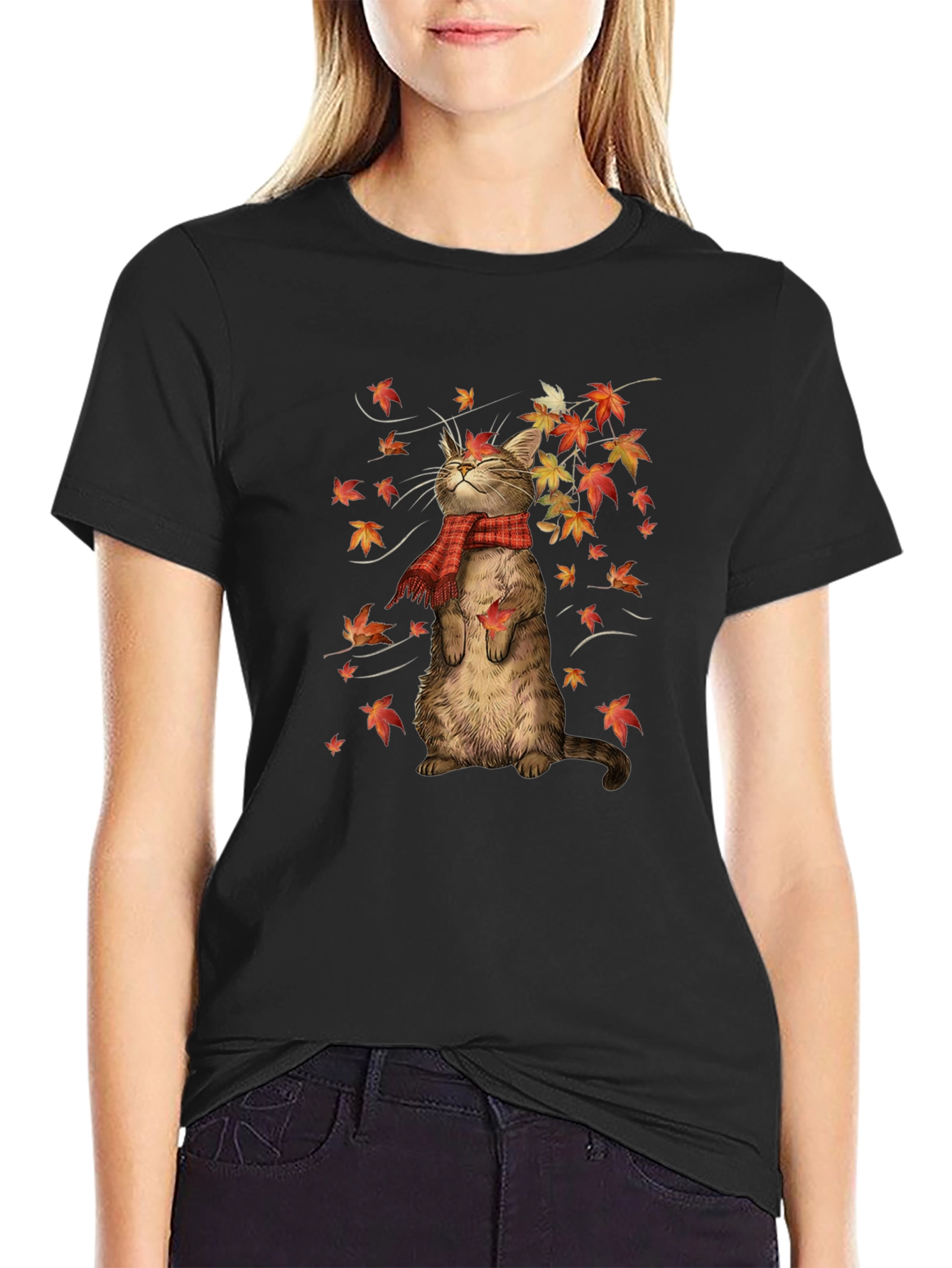 Autumn Cat T-Shirt