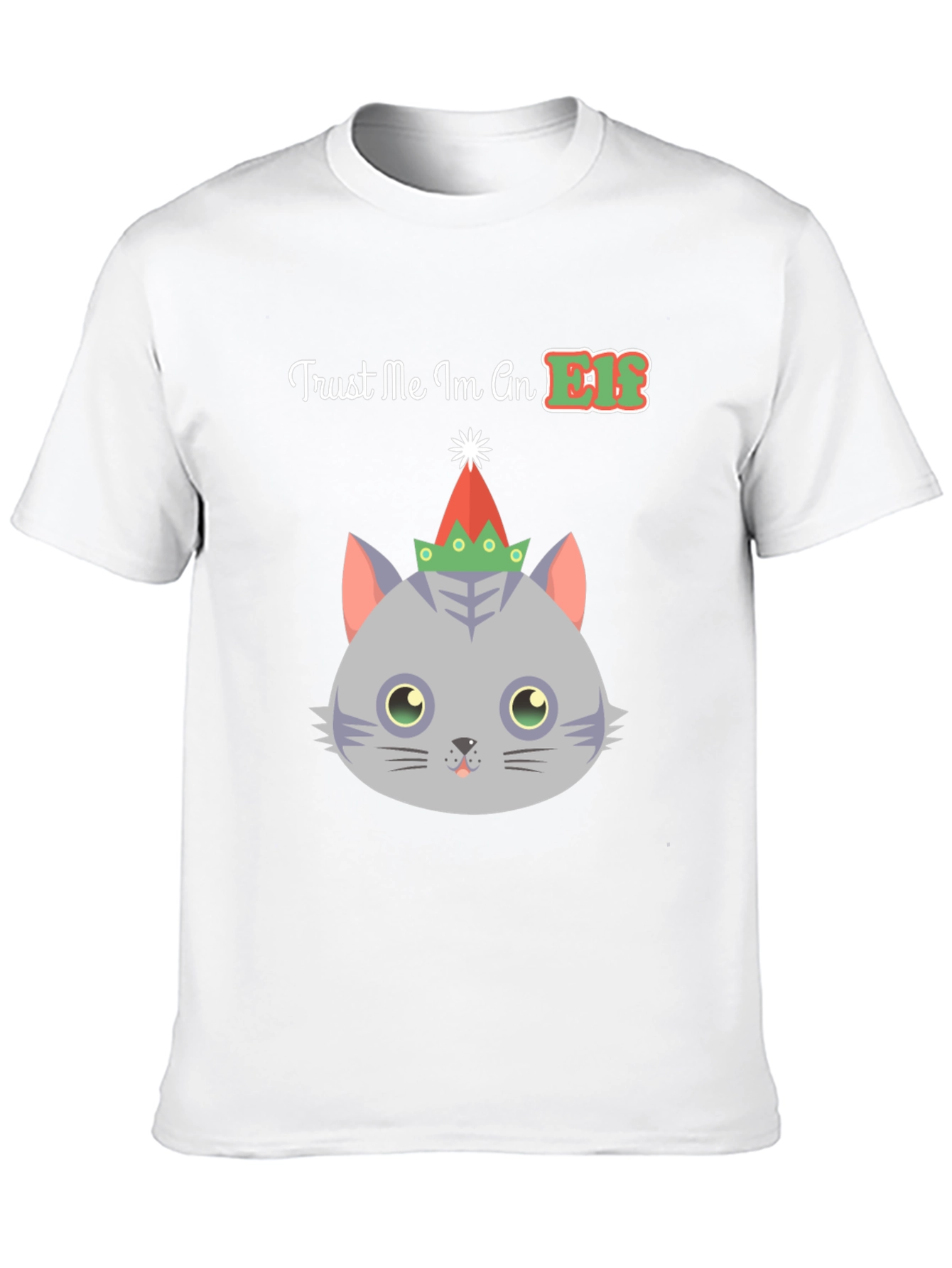 Trust Me Im An Elf Cat Christmas T-Shirt