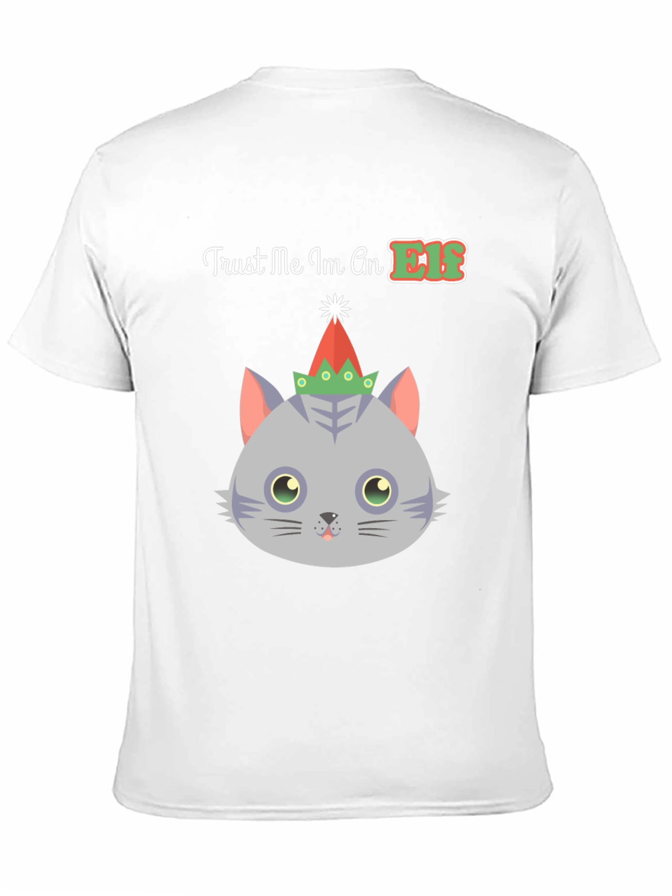 Trust Me Im An Elf Cat Christmas T-Shirt