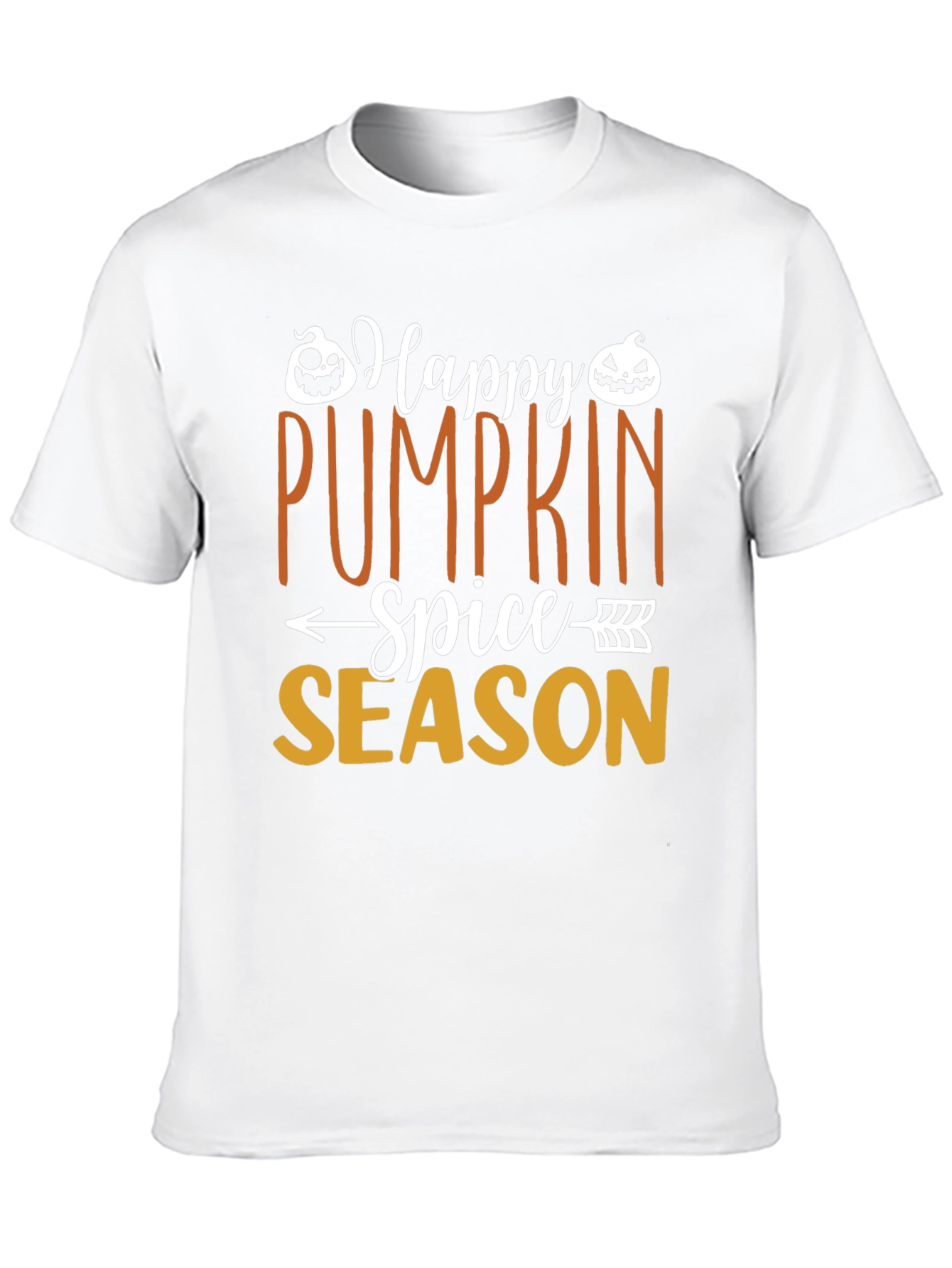 Happy Pumpkin Spice Season Black T-Shirt