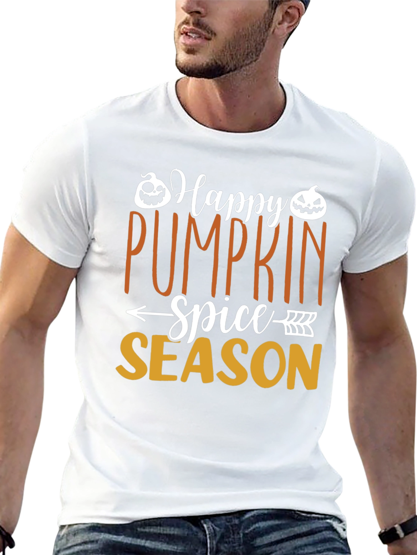 Happy Pumpkin Spice Season Black T-Shirt