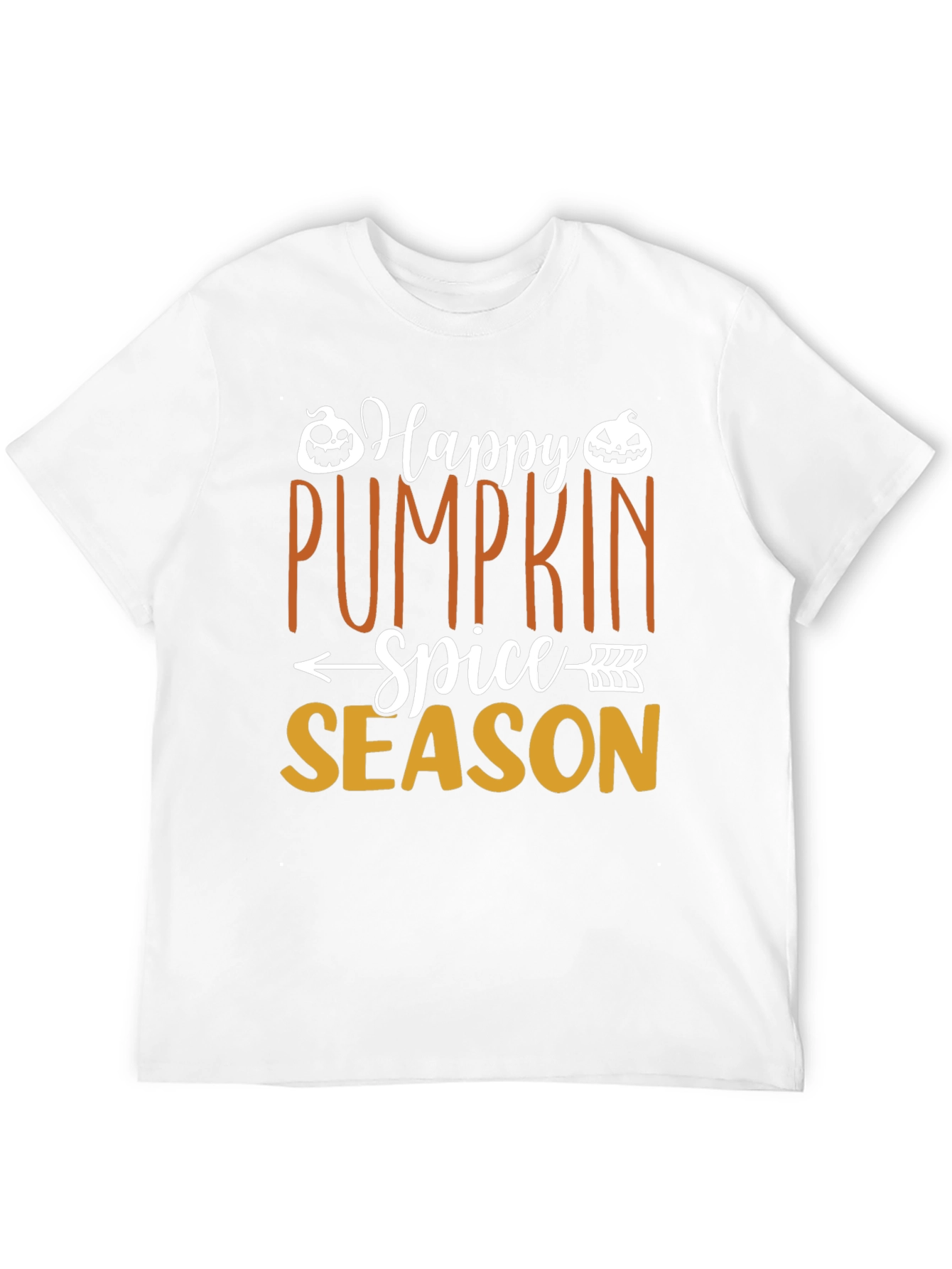 Happy Pumpkin Spice Season Black T-Shirt