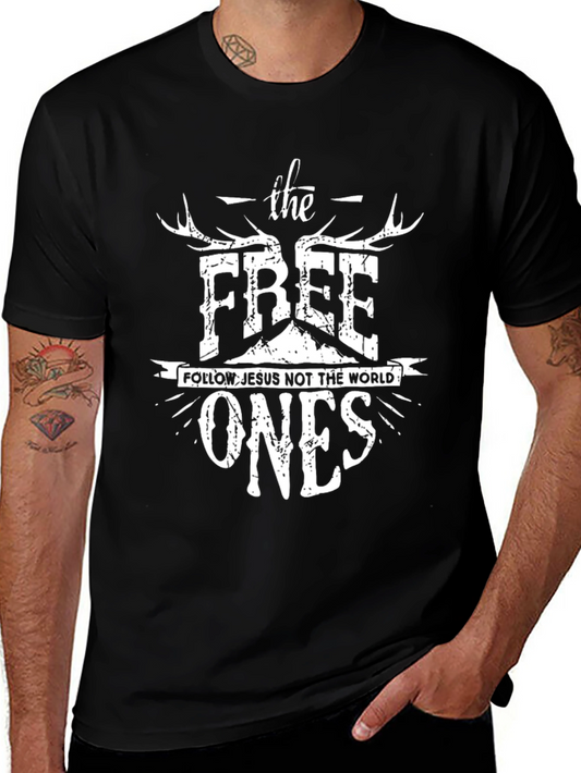 The Free Ones Christian T-Shirt - Follow Jesus