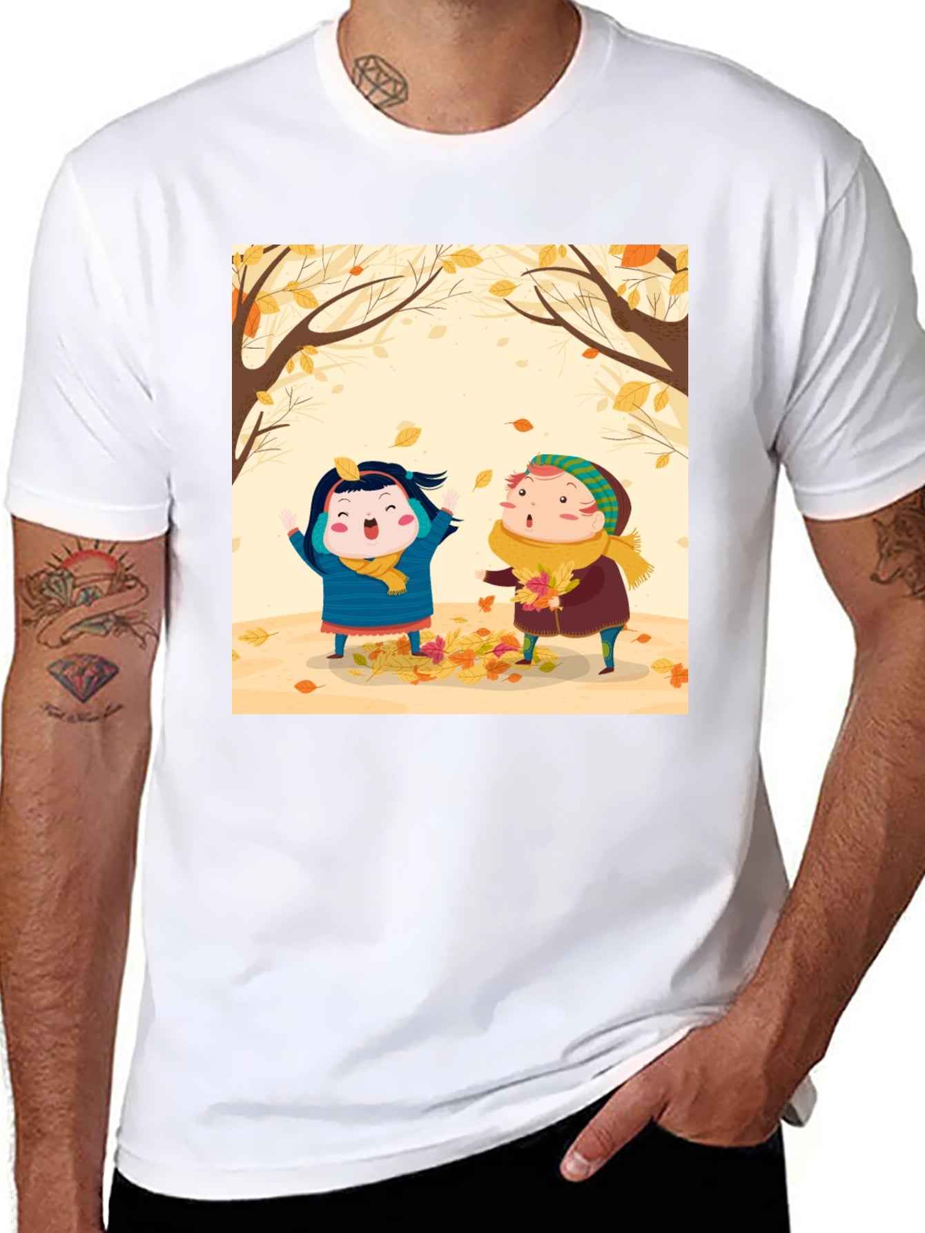 Autumn Kids Cartoon T-Shirt