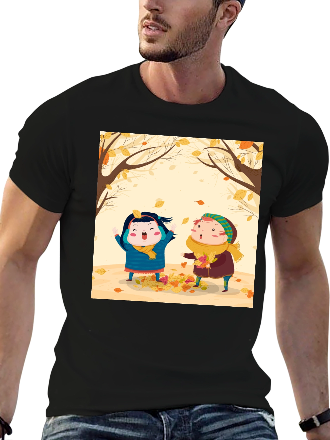 Autumn Kids Cartoon T-Shirt