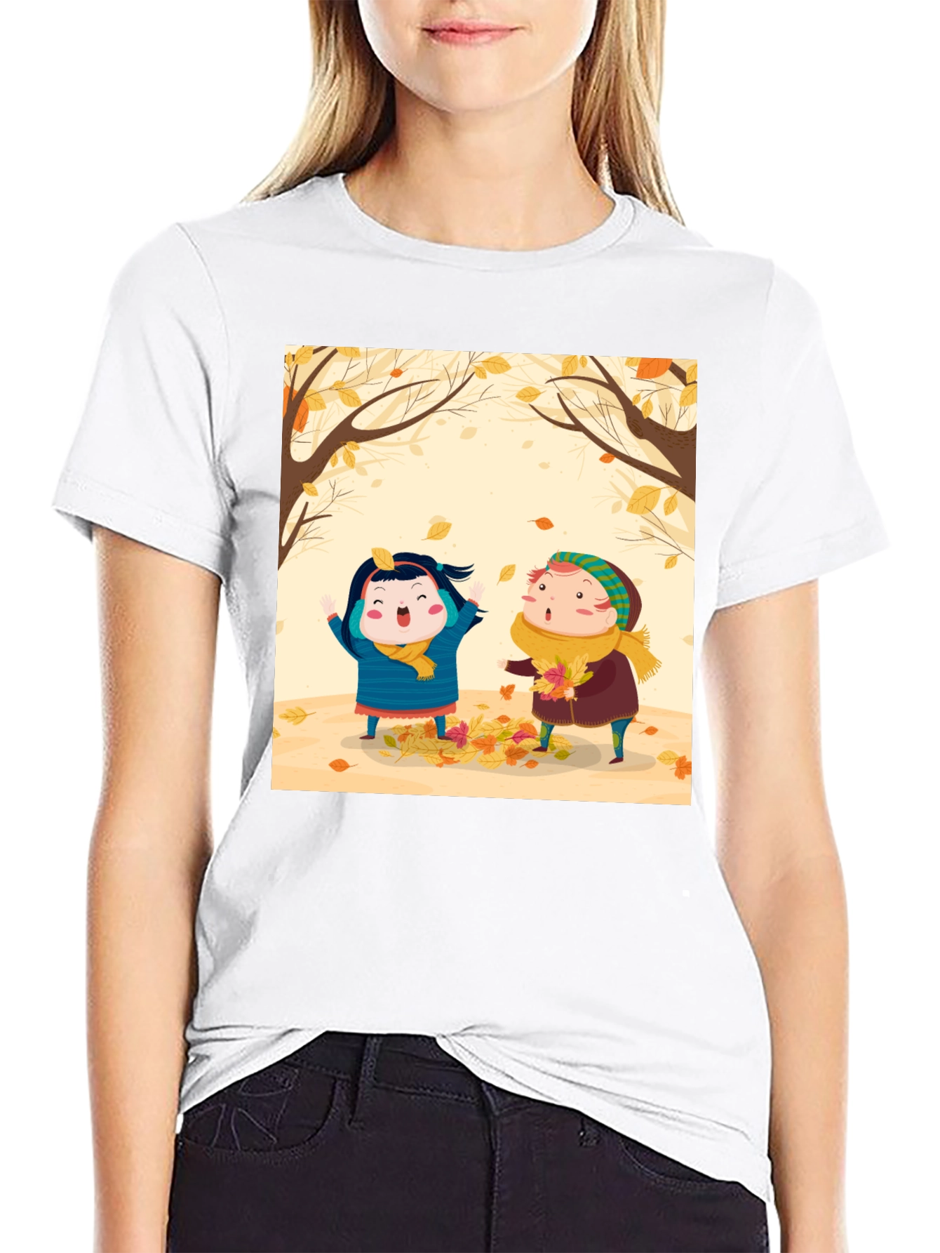 Autumn Kids Cartoon T-Shirt