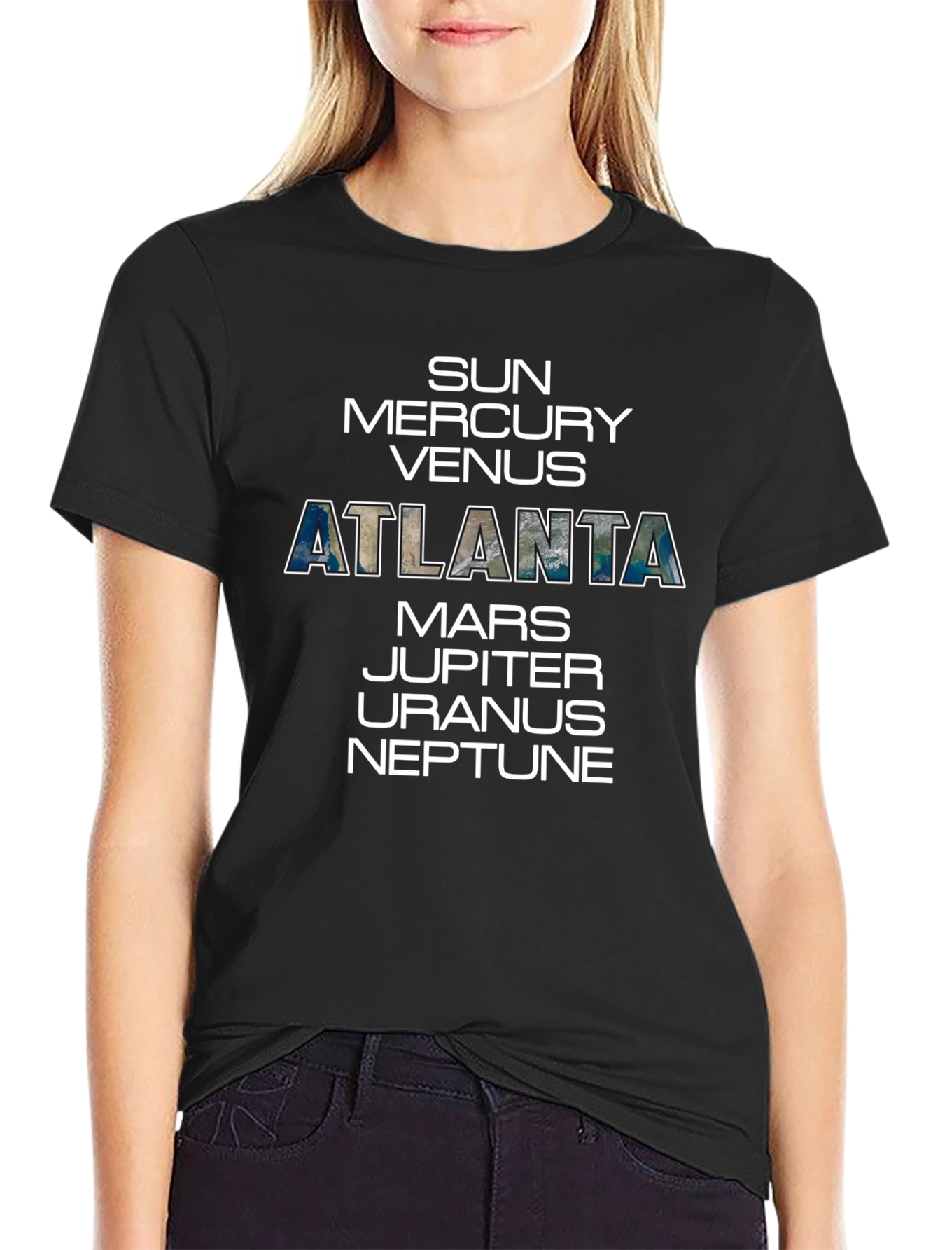 Atlanta Planet T-Shirt Solar System Tee