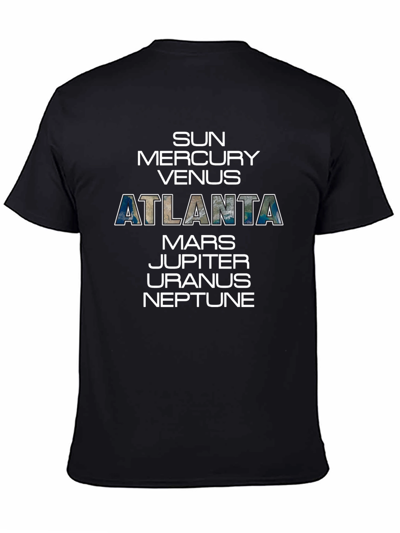 Atlanta Planet T-Shirt Solar System Tee