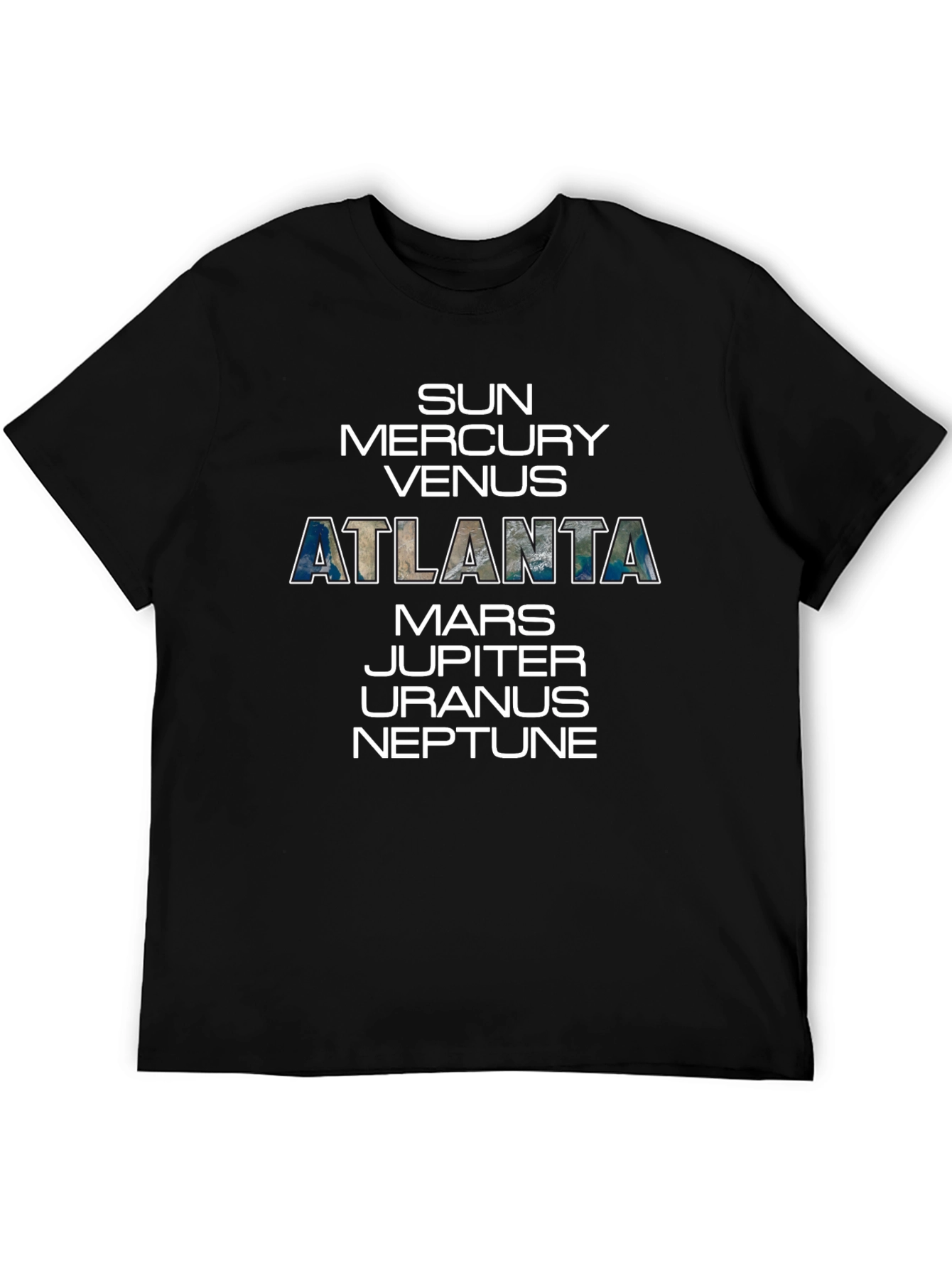 Atlanta Planet T-Shirt Solar System Tee