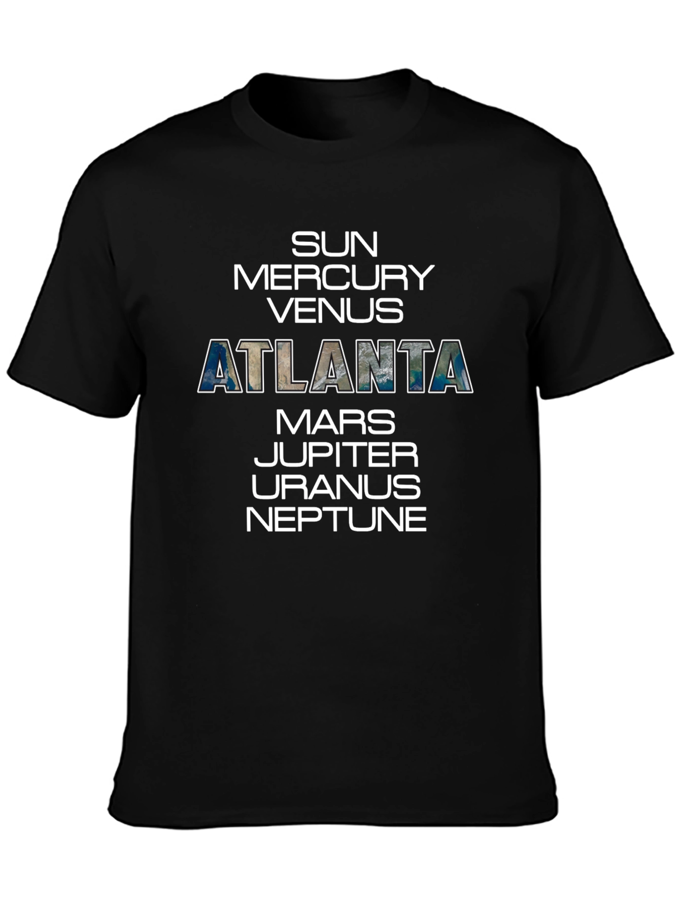 Atlanta Planet T-Shirt Solar System Tee