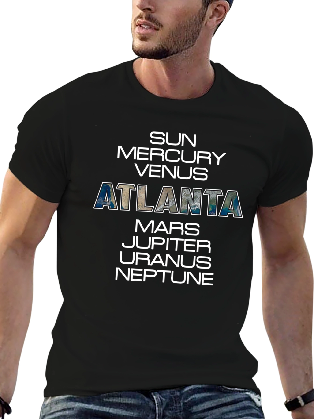 Atlanta Planet T-Shirt Solar System Tee
