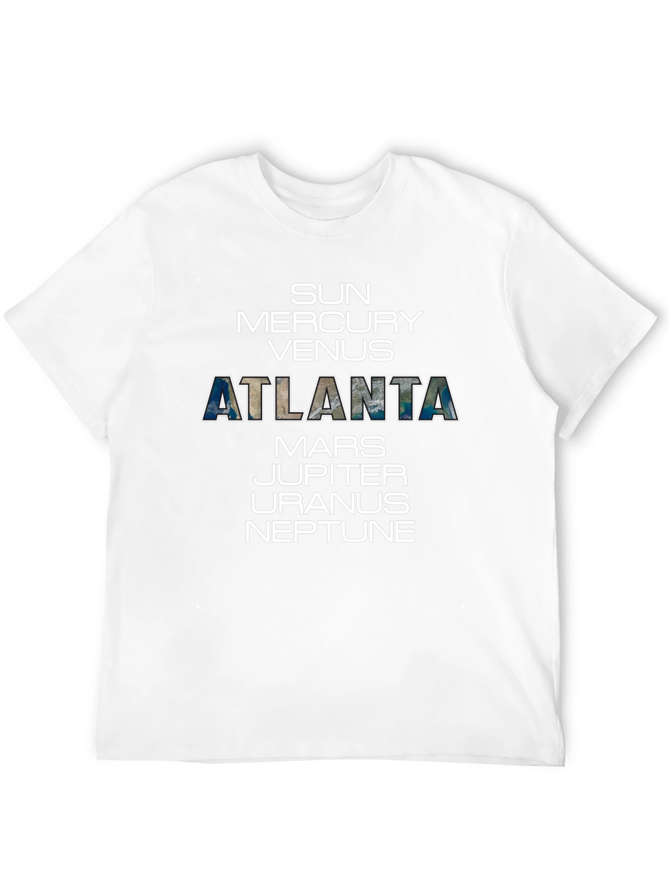 Atlanta Planet T-Shirt Solar System Tee