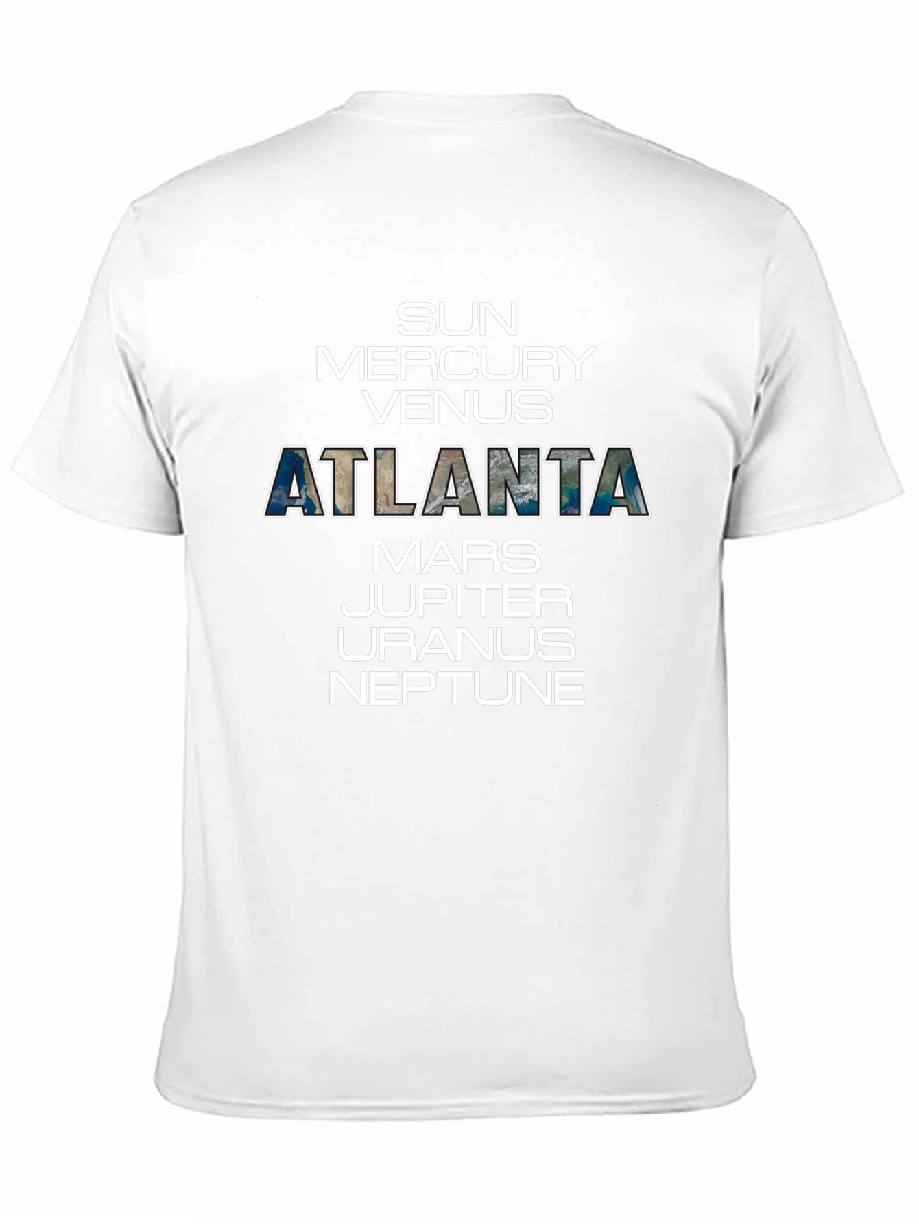 Atlanta Planet T-Shirt Solar System Tee