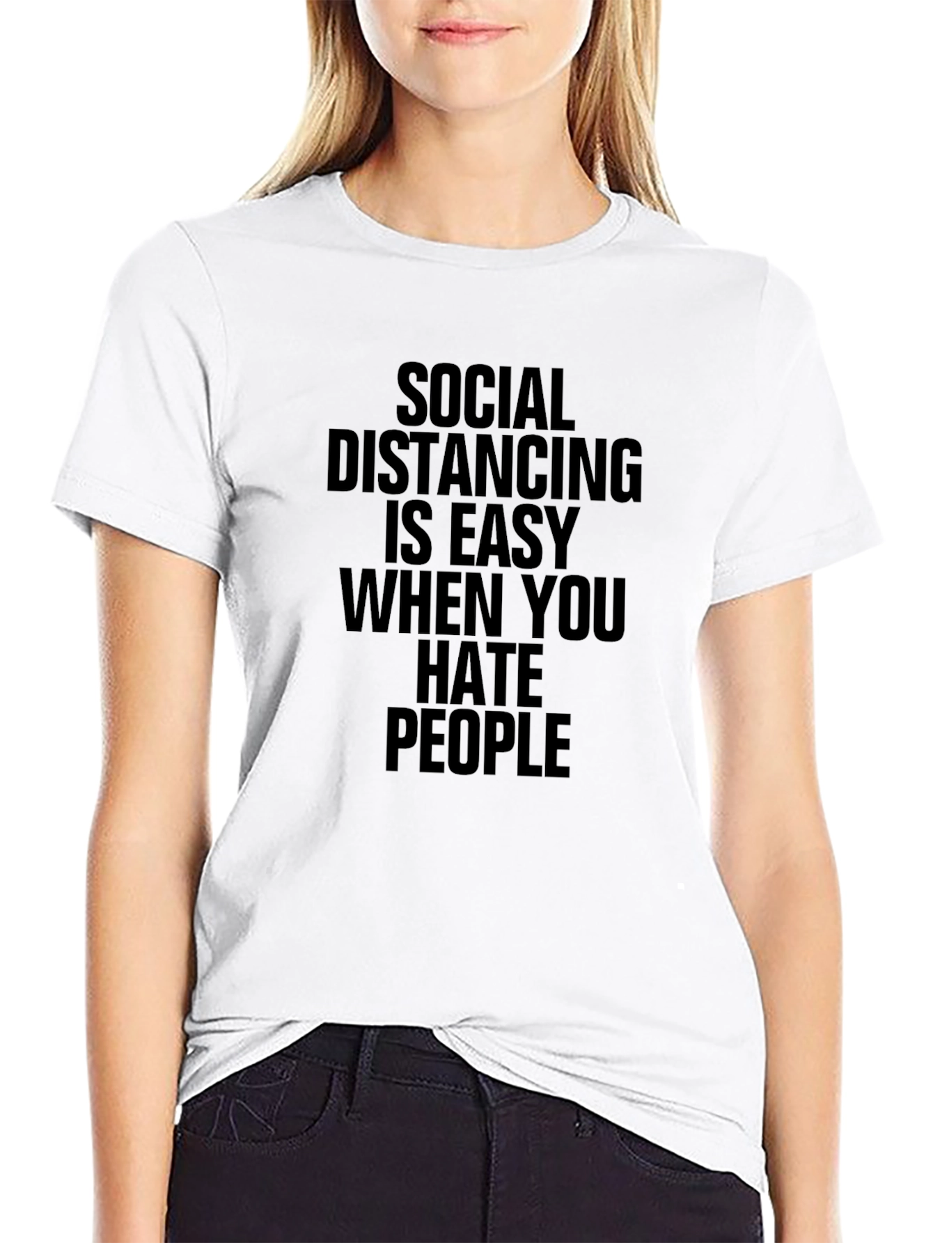 Social Distancing Hates People T-Shirt