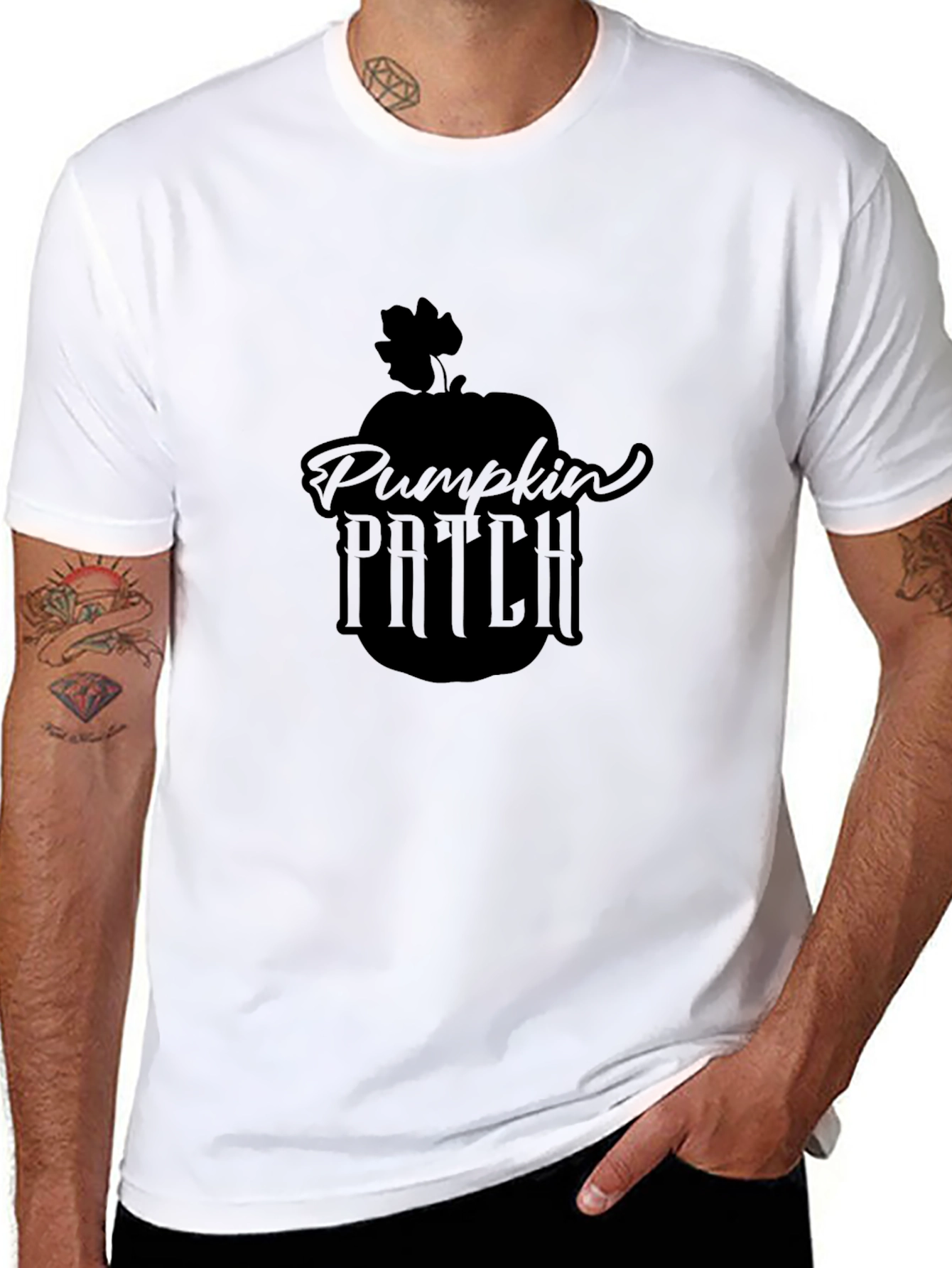 Pumpkin Patch Graphic T-Shirt - Halloween Style