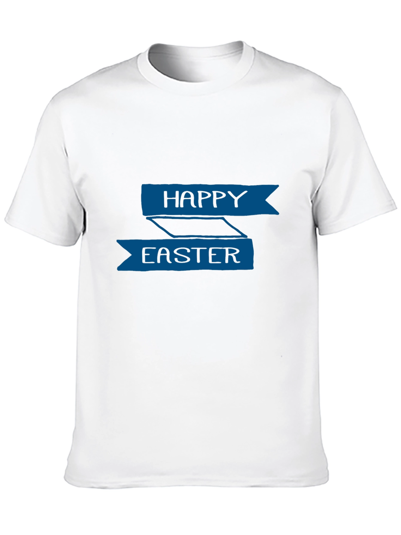 Happy Easter Black T-Shirt | Festive Holiday Apparel
