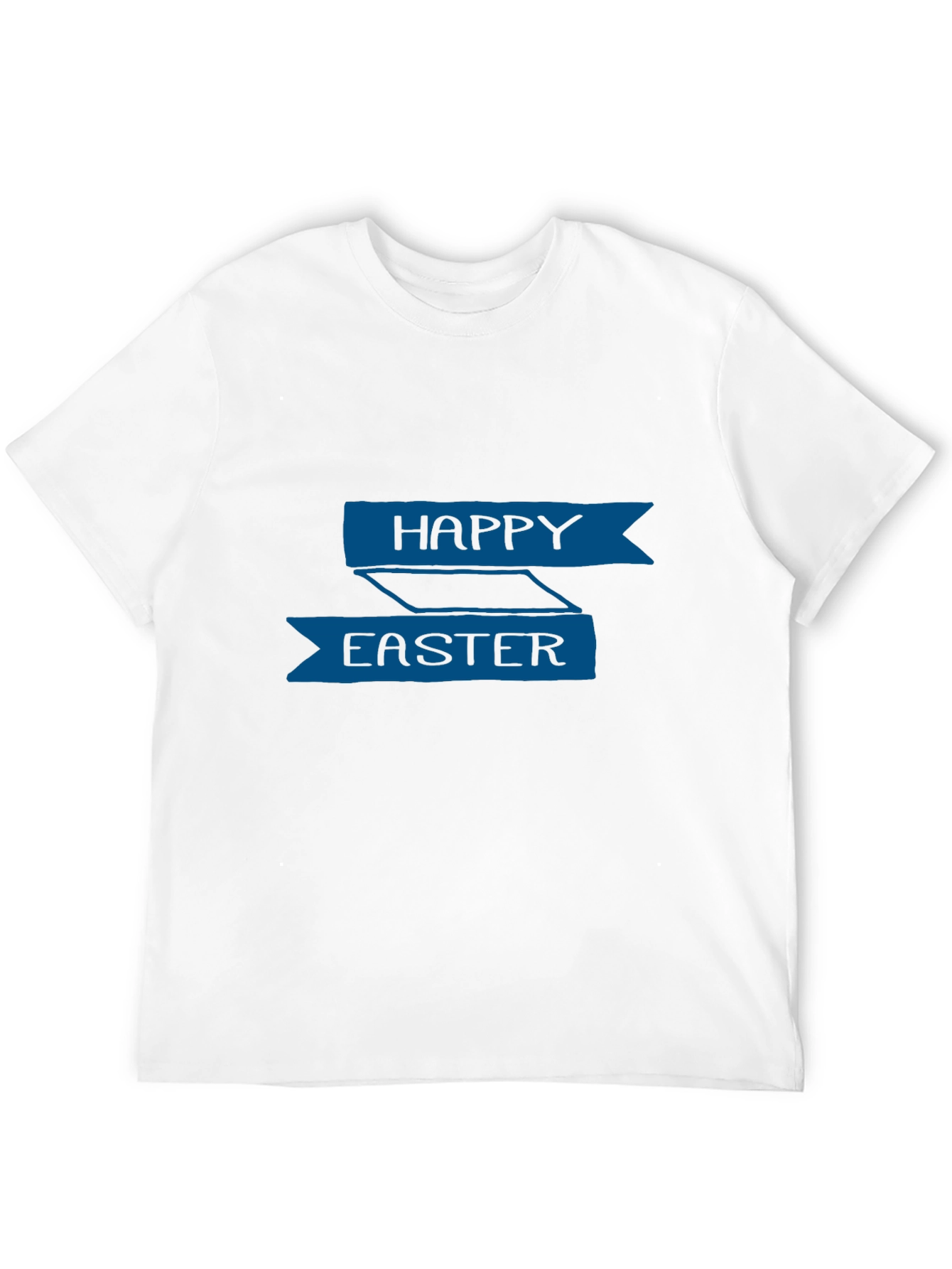 Happy Easter Black T-Shirt | Festive Holiday Apparel
