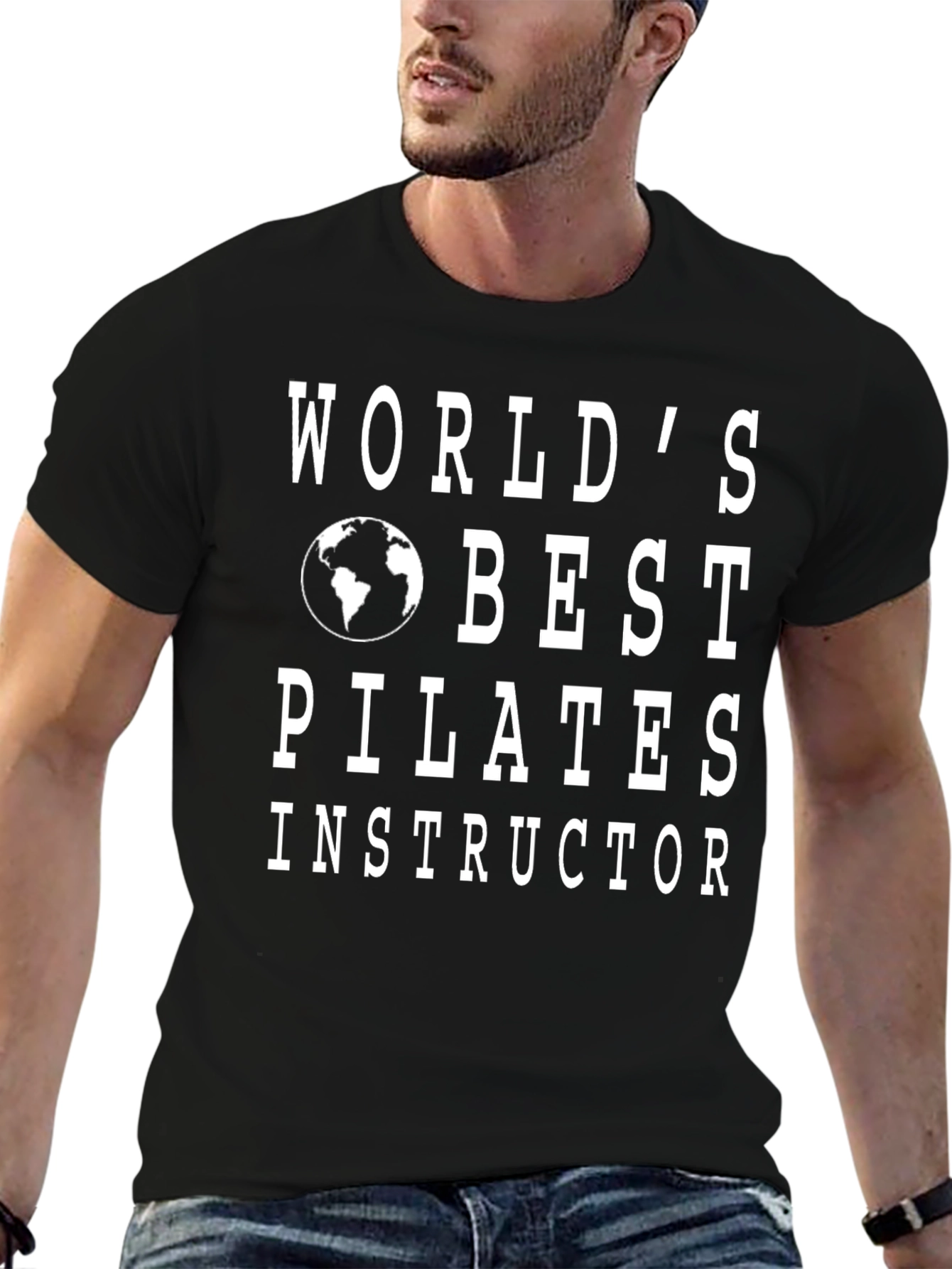 Worlds Best Pilates Instructor T-Shirt - Black