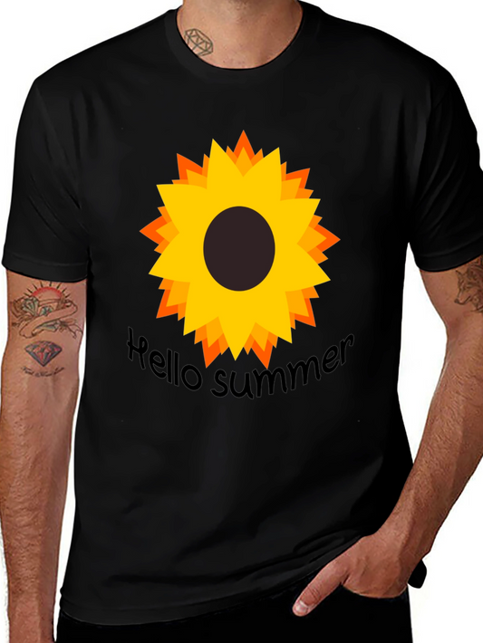 Sunflower Hello Summer Graphic Tee