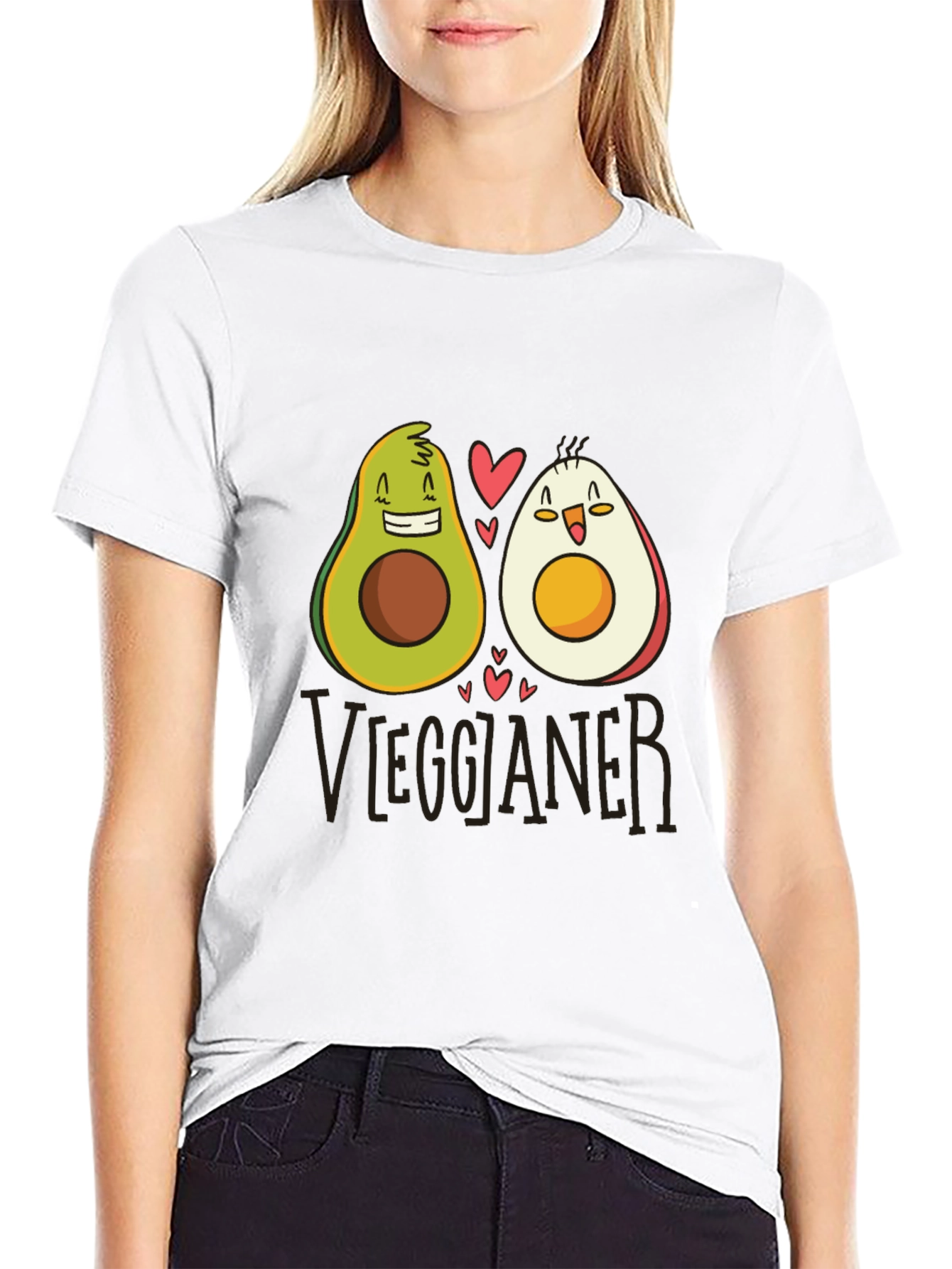 Avocado & Egg Couple Graphic Tee