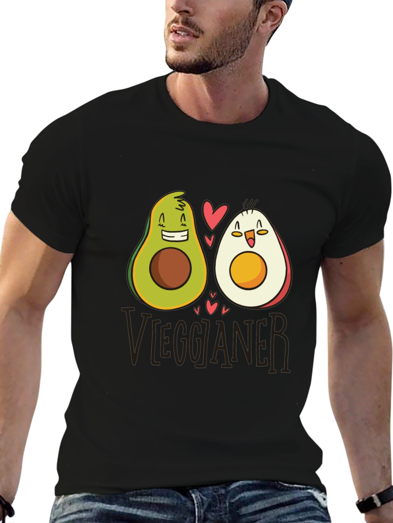 Avocado & Egg Couple Graphic Tee