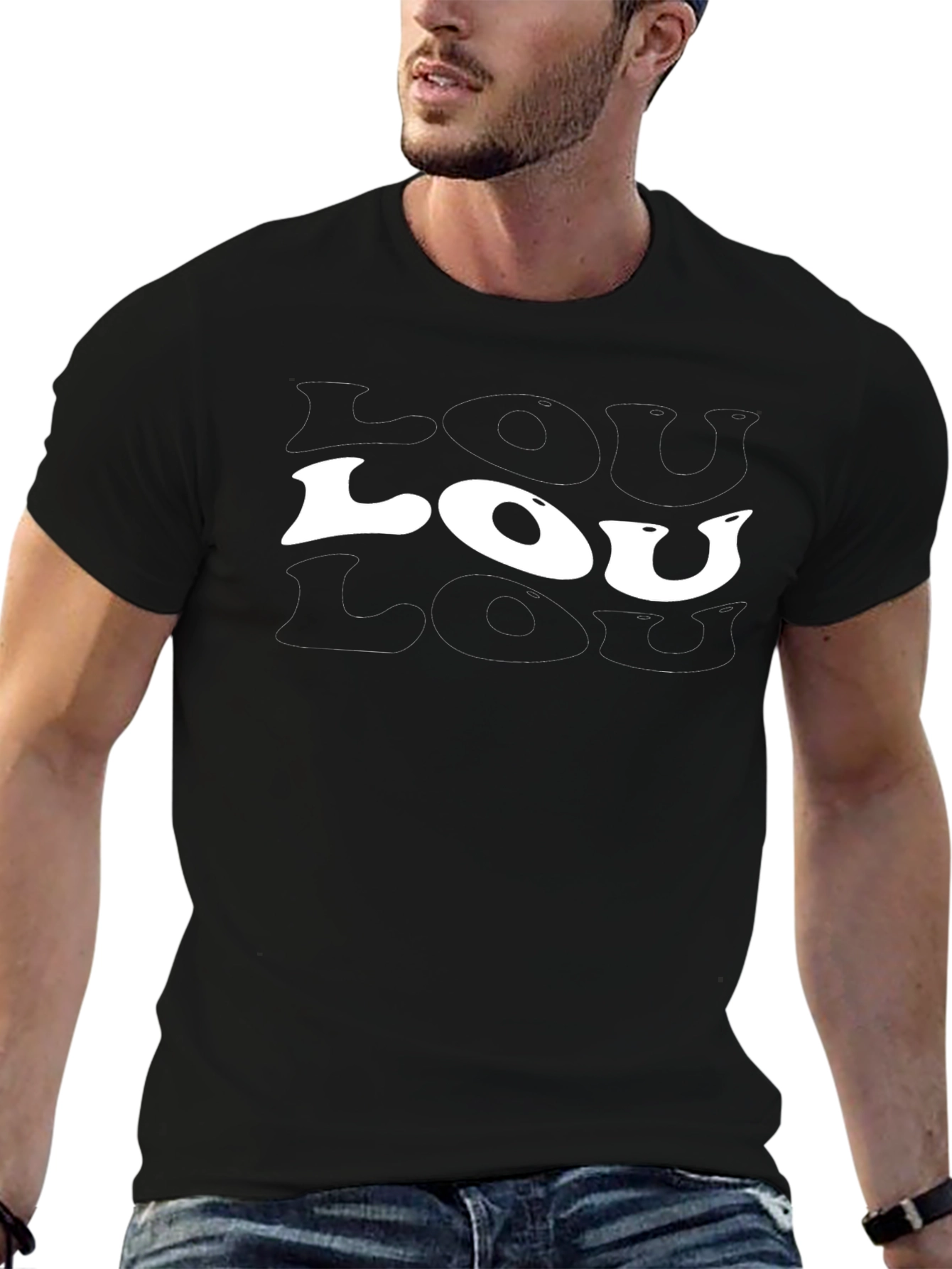 Lou T-Shirt - Retro Graphic Tee