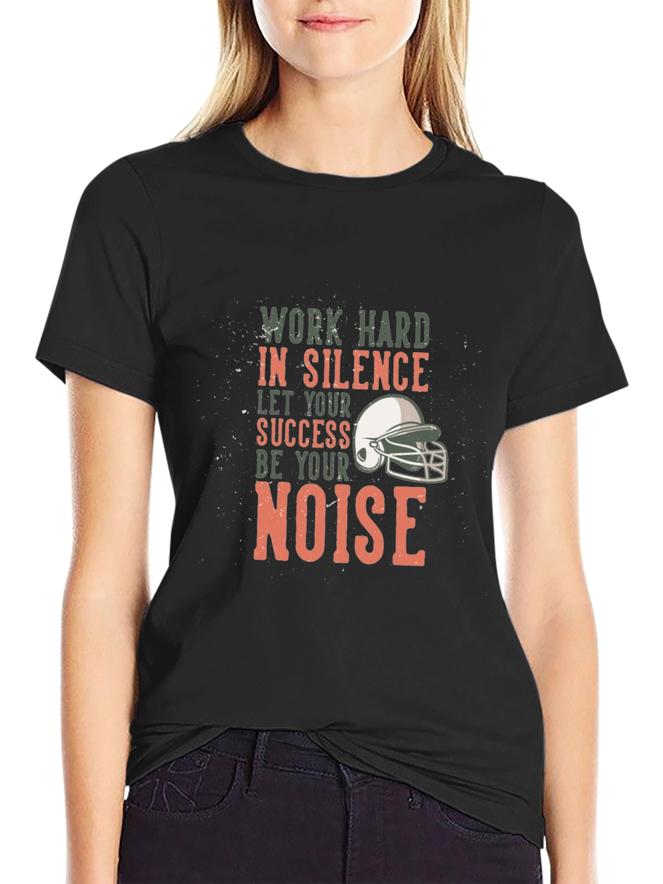Work Hard in Silence Graphic T-Shirt
