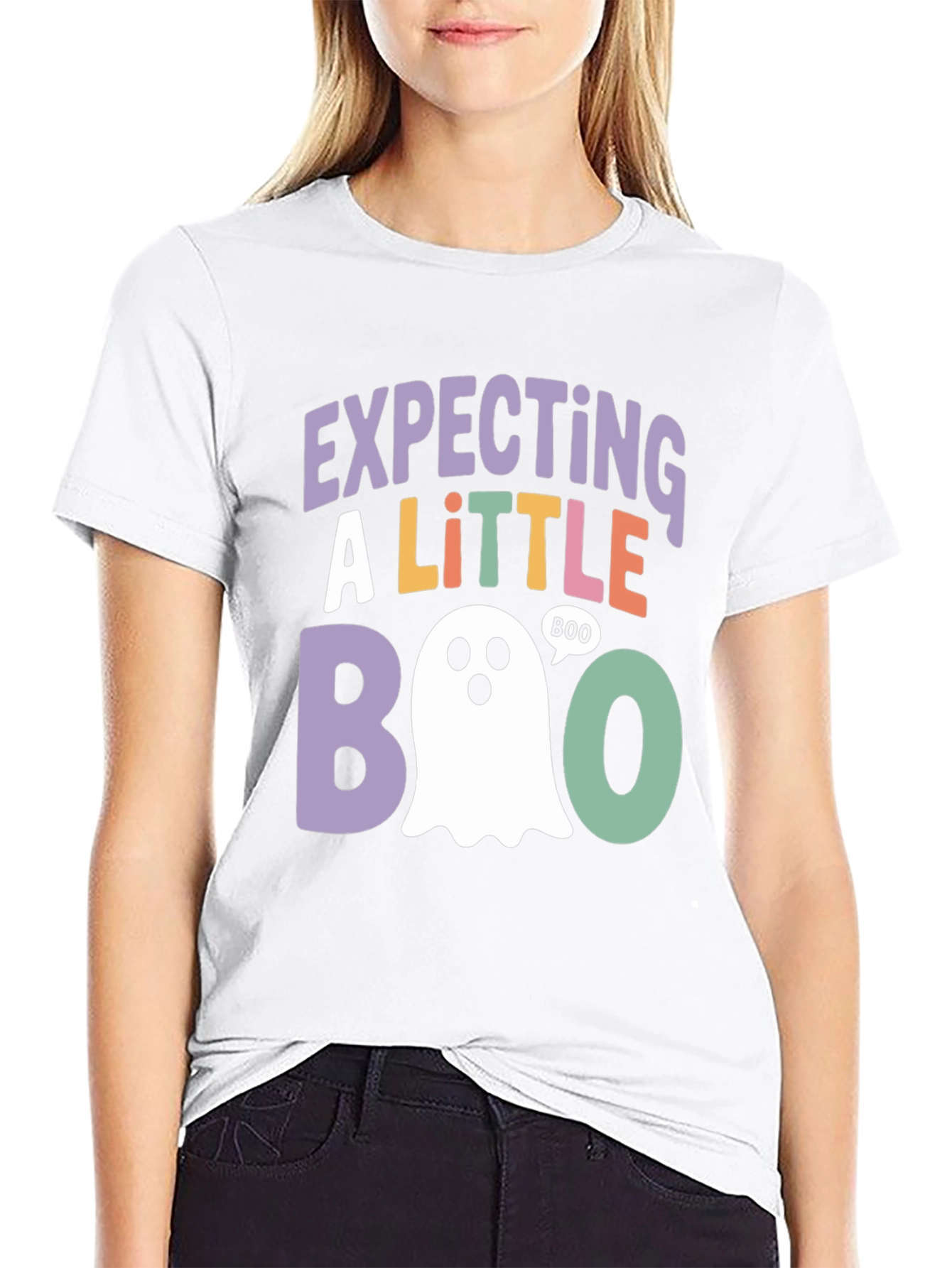 Expecting a Little Boo Halloween T-Shirt