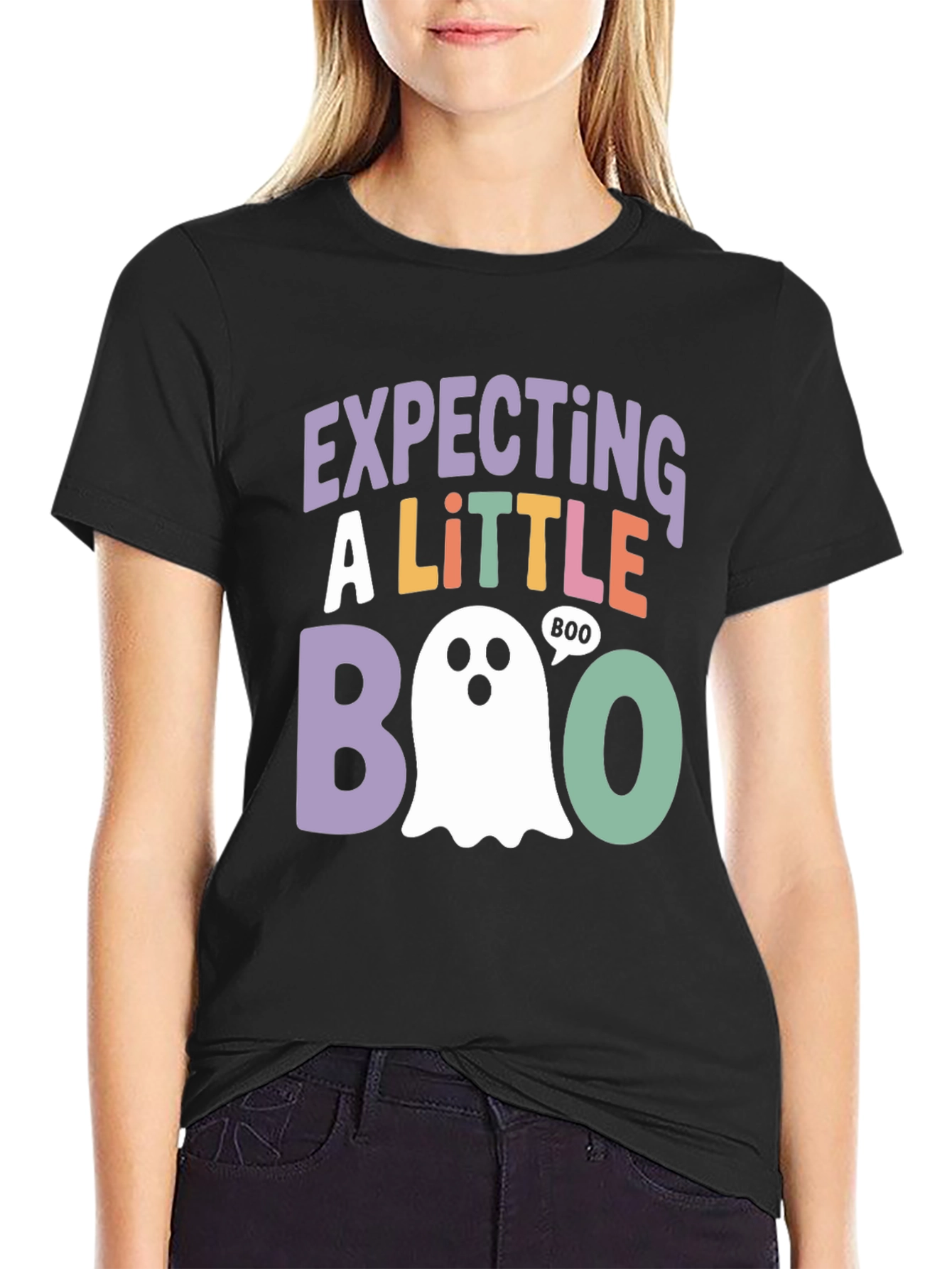 Expecting a Little Boo Halloween T-Shirt