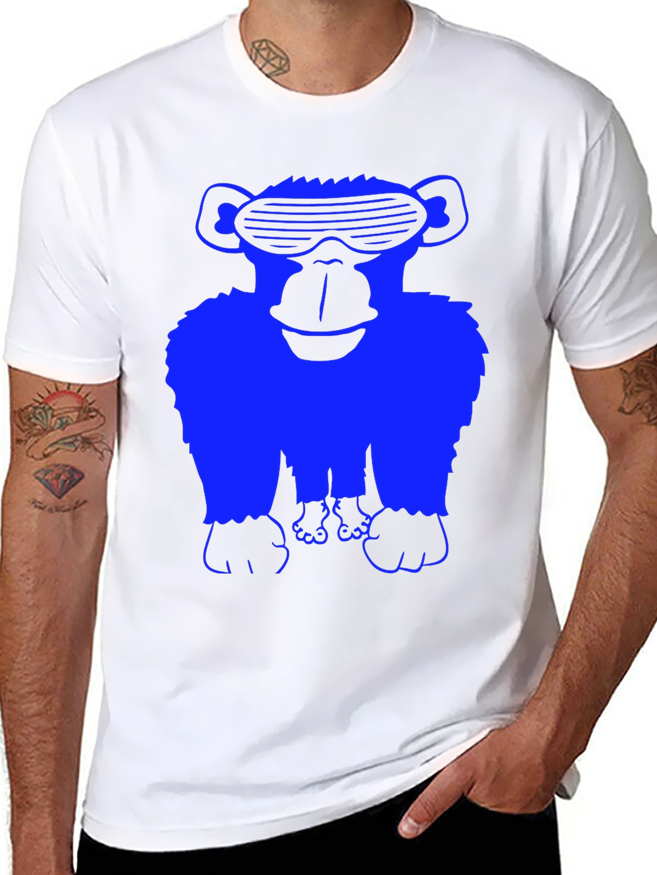 Cool Ape Graphic T-Shirt - Black